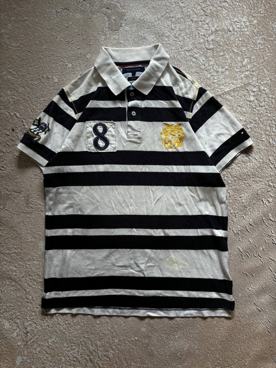 Japanese Brand × Vintage Polo Ralph Lauren style distressed rugby sweatshirt Size US L / EU 52-54 / 3 - 1 Thumbnail