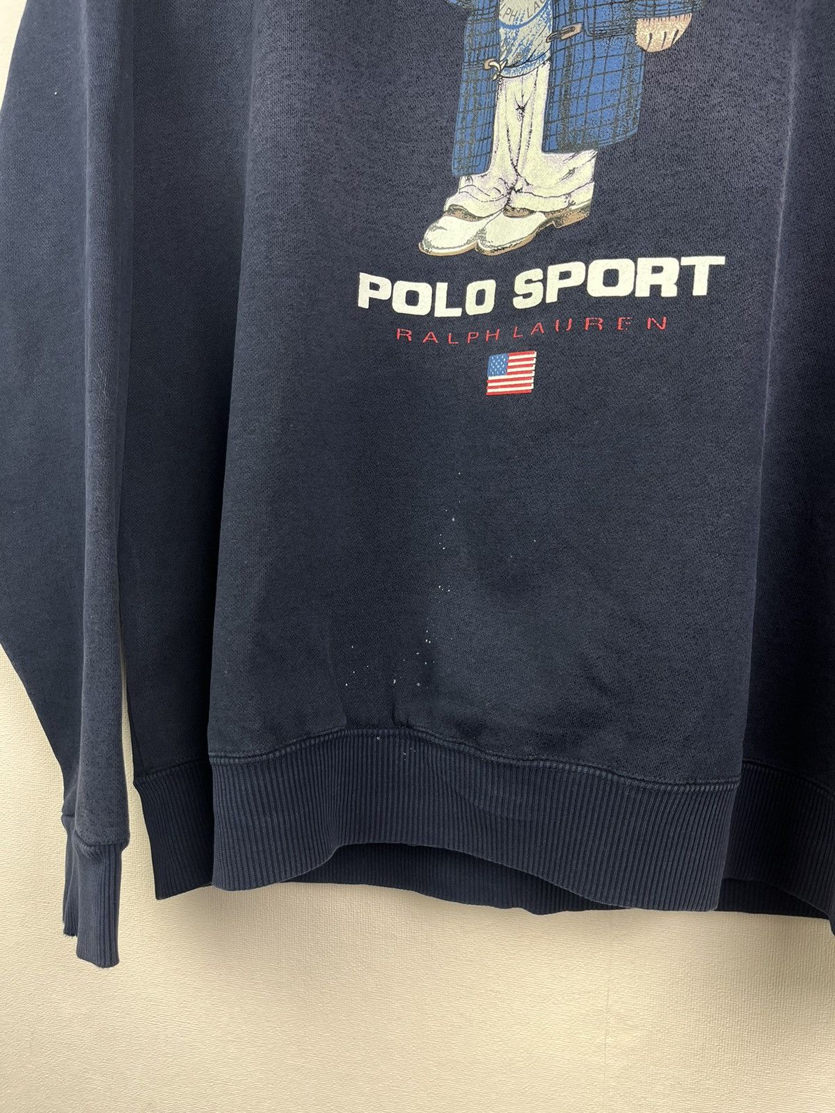 Polo Ralph Lauren Vintage Ralph Lauren Polo Sport Bear Sweatshirt Blue Size L Size US L / EU 52-54 / 3 - 4 Thumbnail