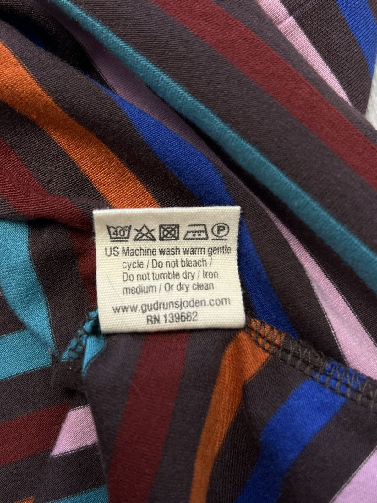 Gudrun Sjoden Gudrun Sjoden Oversized Organic Cotton Modal Multicolor Long Size L / US 10 / IT 46 - 4 Thumbnail