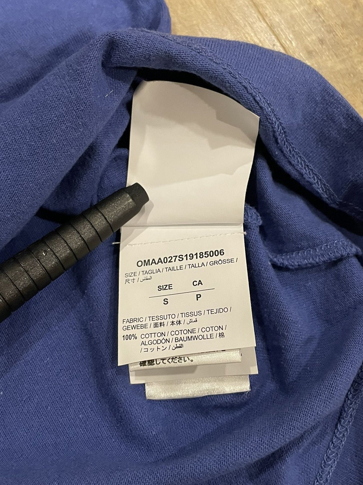 Off-White RARE Off-White Split Arrows Logo Blue Tee Yellow Grey Size US S / EU 44-46 / 1 - 10 Thumbnail