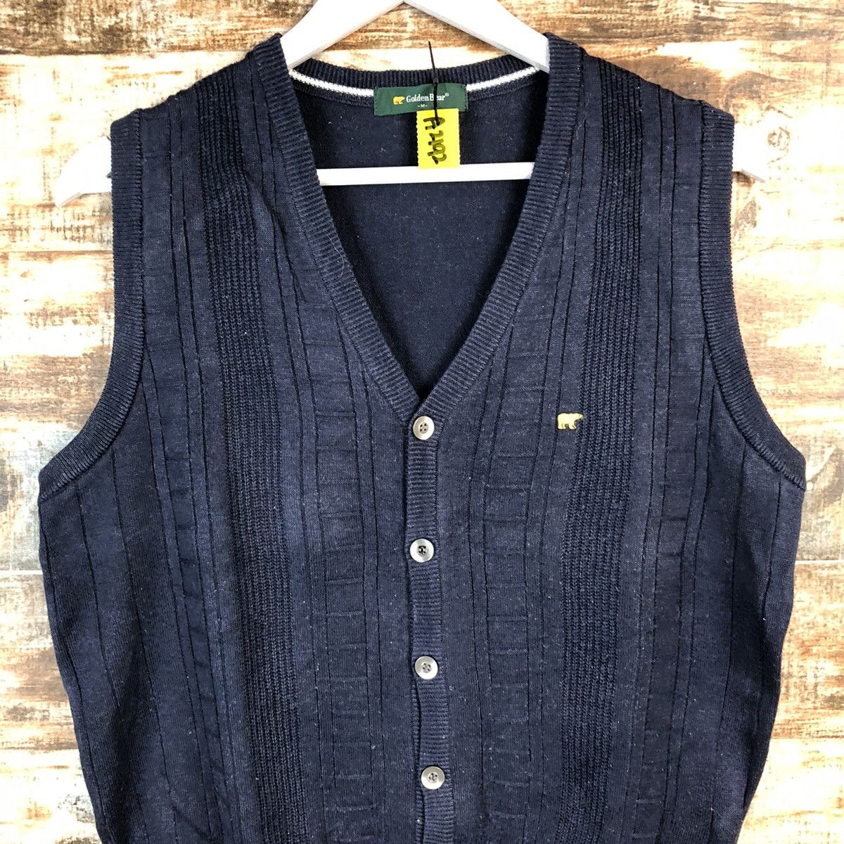 Golden Bear × Vintage Golden Bear Dark Blue vintage Vest #A2192 Size US M / EU 48-50 / 2 - 5 Thumbnail