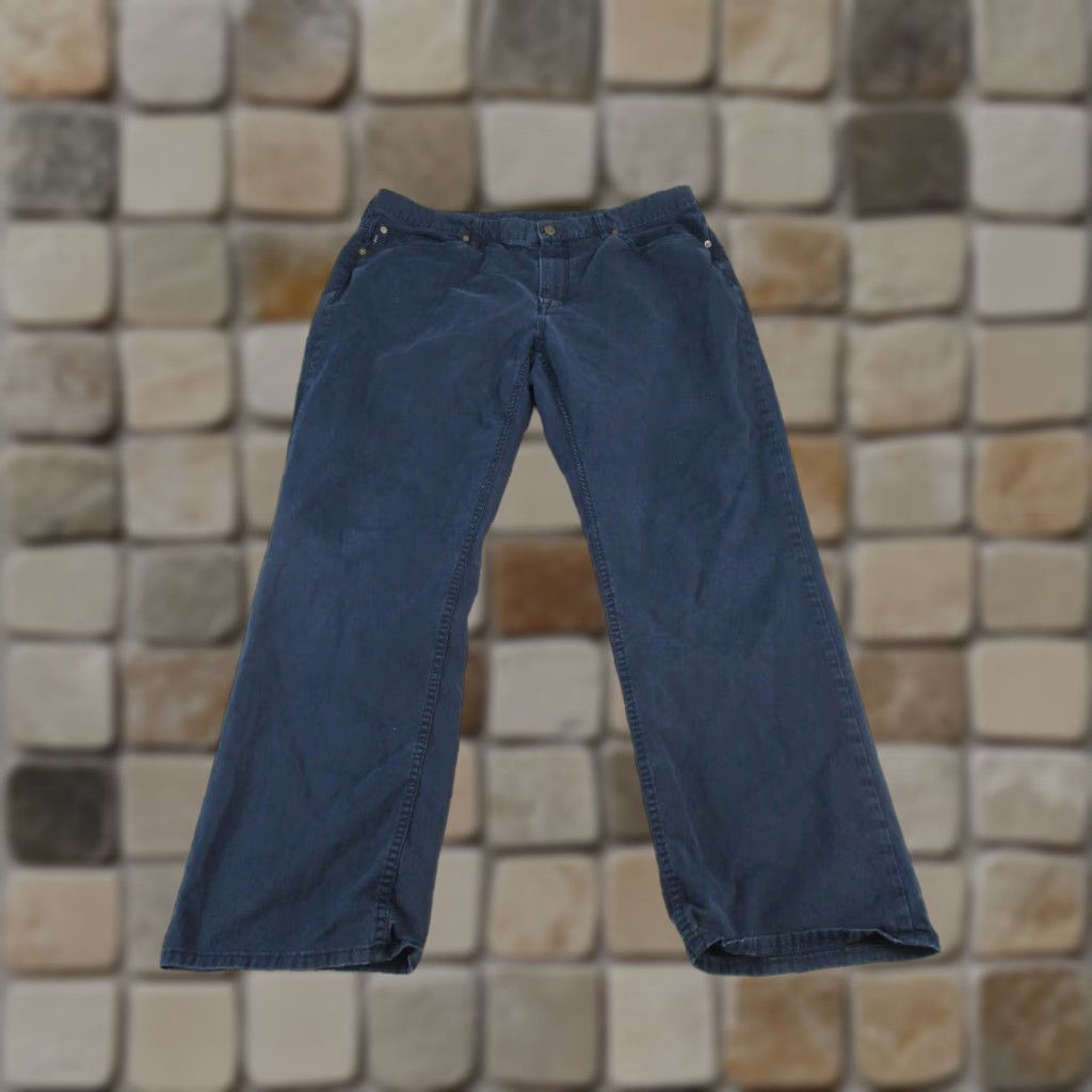 Polo Ralph Lauren Polo Ralph Lauren Pants Mens 38 Navy Chino Tapered 38x29 Vintage 90s Logo Preppy Mens Size US M / EU 48-50 / 2 - 1 Thumbnail
