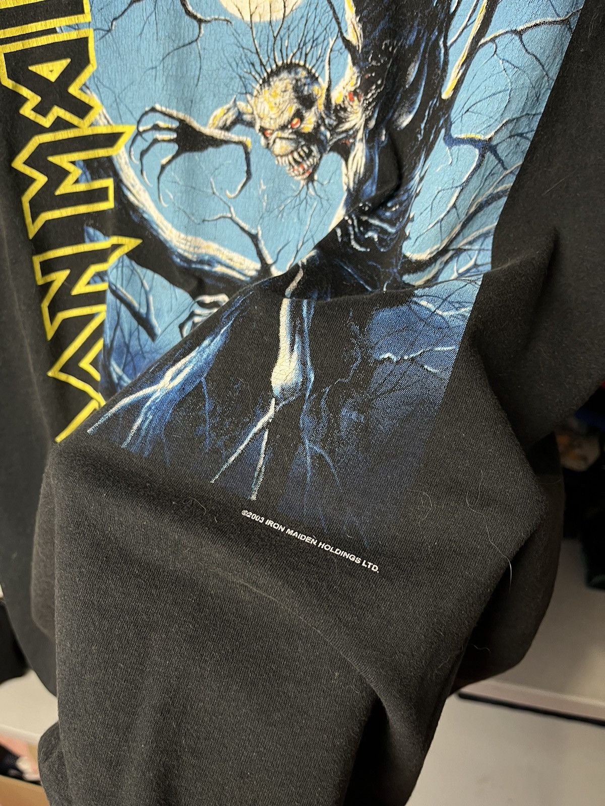 Band Tees Rare Iron Maiden Tee T Shirt 2003 Vintage Black Size US M / EU 48-50 / 2 - 5 Thumbnail