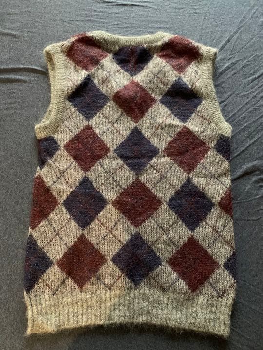 Saint Laurent Paris Saint Laurent Paris FW14 Argyle Knit Vest - Hedi Slimane Size US S / EU 44-46 / 1 - 2 Thumbnail