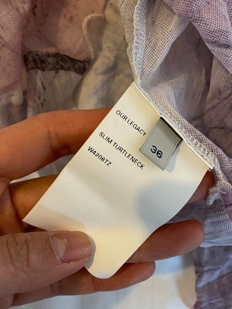 Our Legacy Our Legacy Printed high collar top Size S / US 4 / IT 40 - 8 Thumbnail