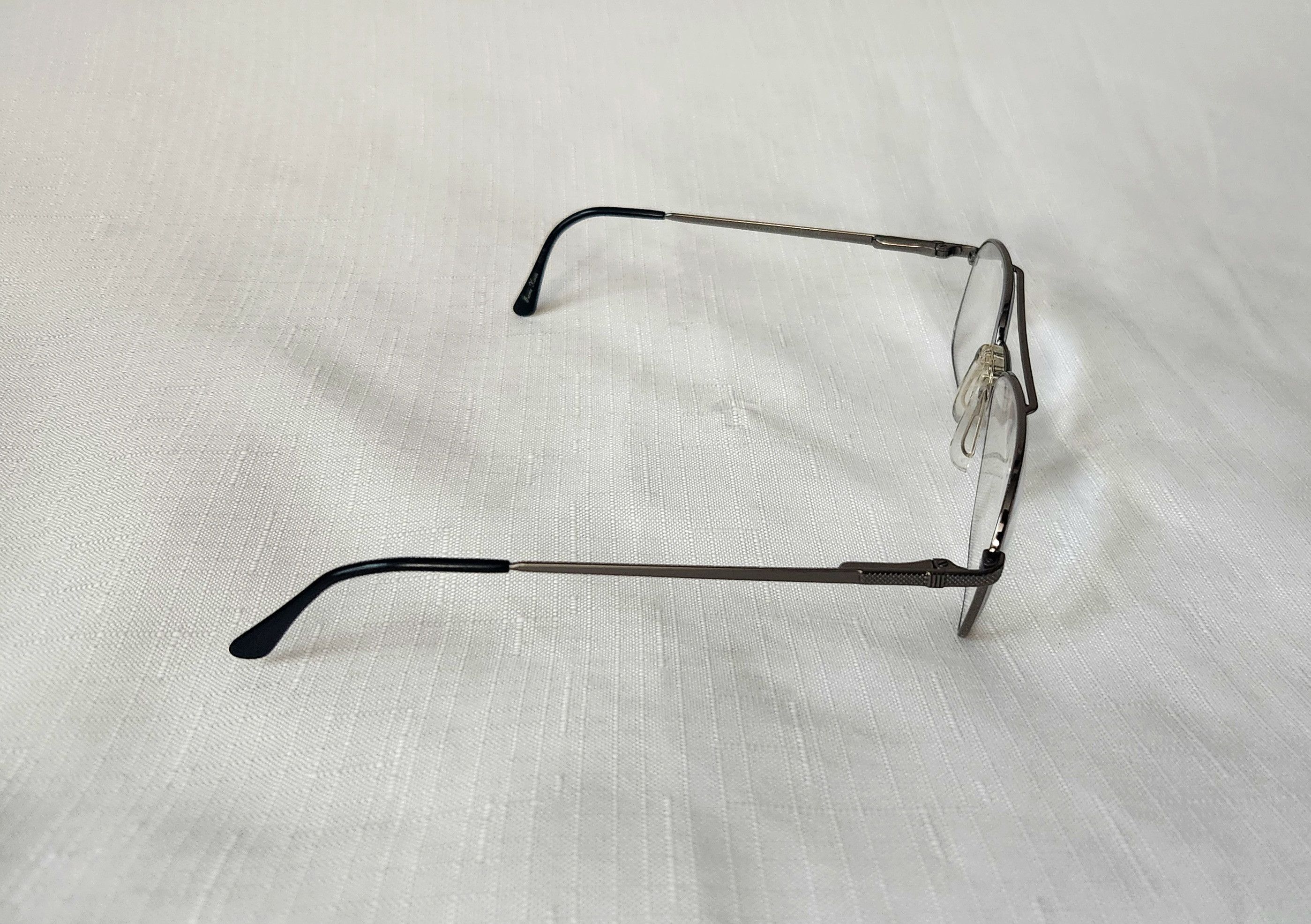 Stetson × Vintage Stetson 178 Zyloware 057 Eyeglasses Frame Men's Silver Size ONE SIZE - 2 Thumbnail
