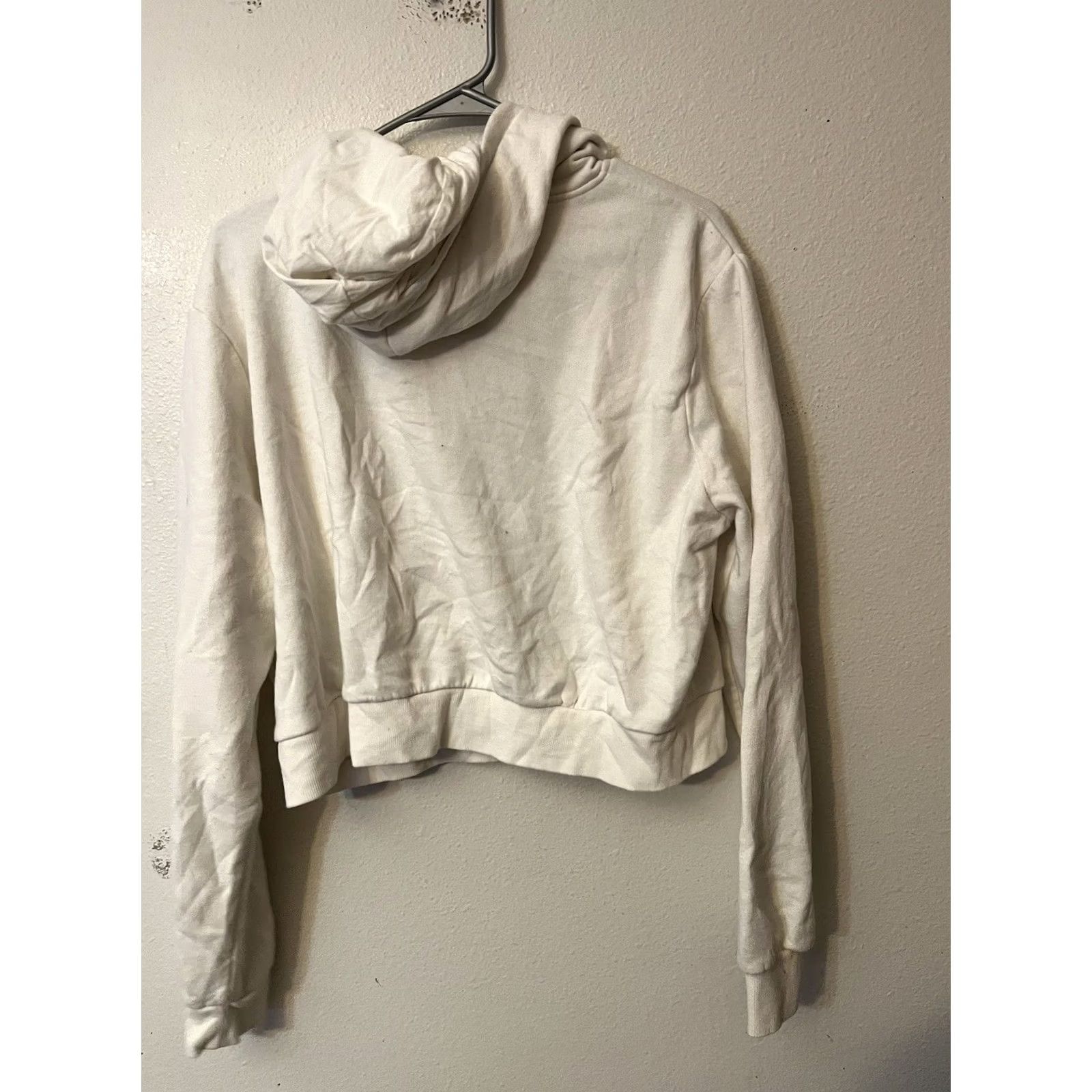 H&M H&M Divided Hoodie Womens XXL White Full Zip Long Sleeve Size XXL / US 16-18 / IT 52-54 - 3 Thumbnail