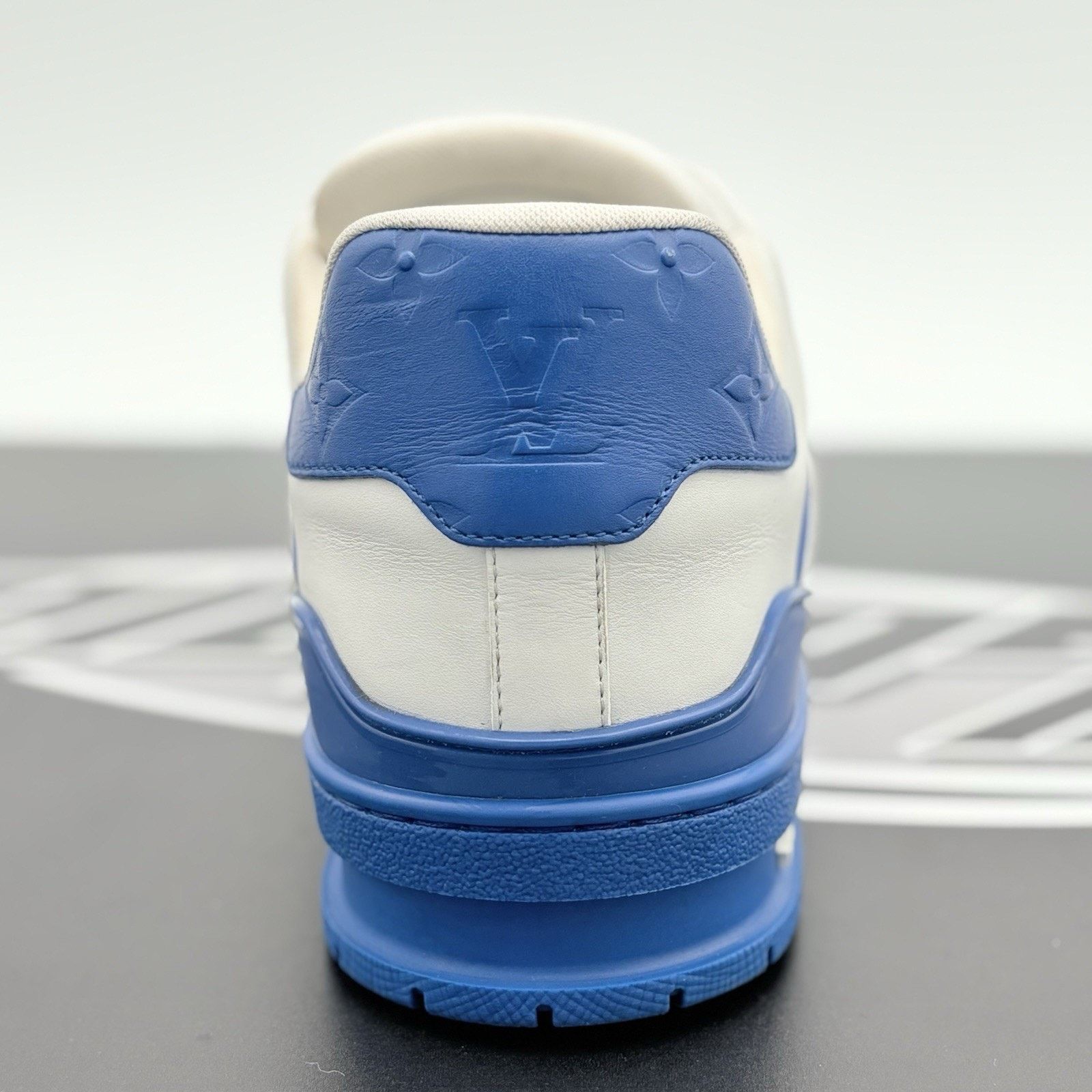 Louis Vuitton Louis Vuitton Trainer ' White Blue ' | SUPER CLEAN! Size US 11.5 / EU 44-45 - 3 Thumbnail