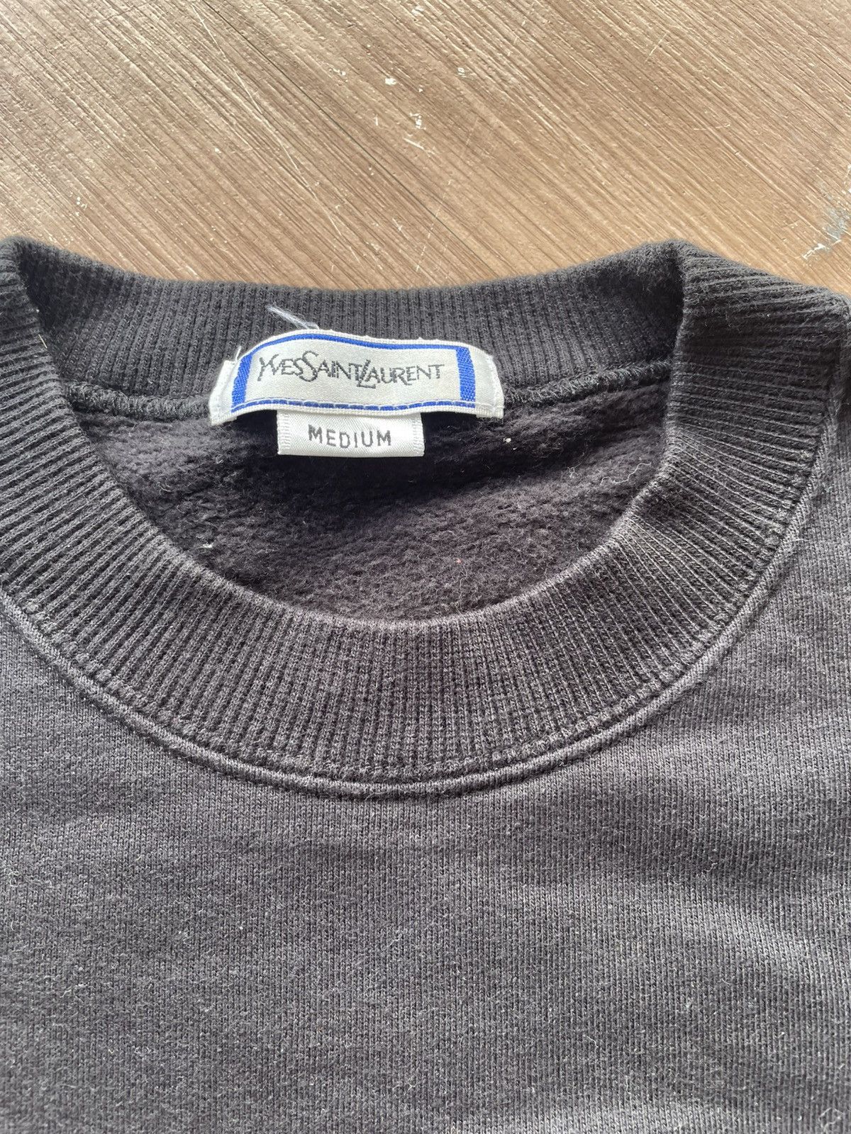Yves Saint Laurent Yves saint lauren big logo sweatshirt Size US M / EU 48-50 / 2 - 3 Thumbnail