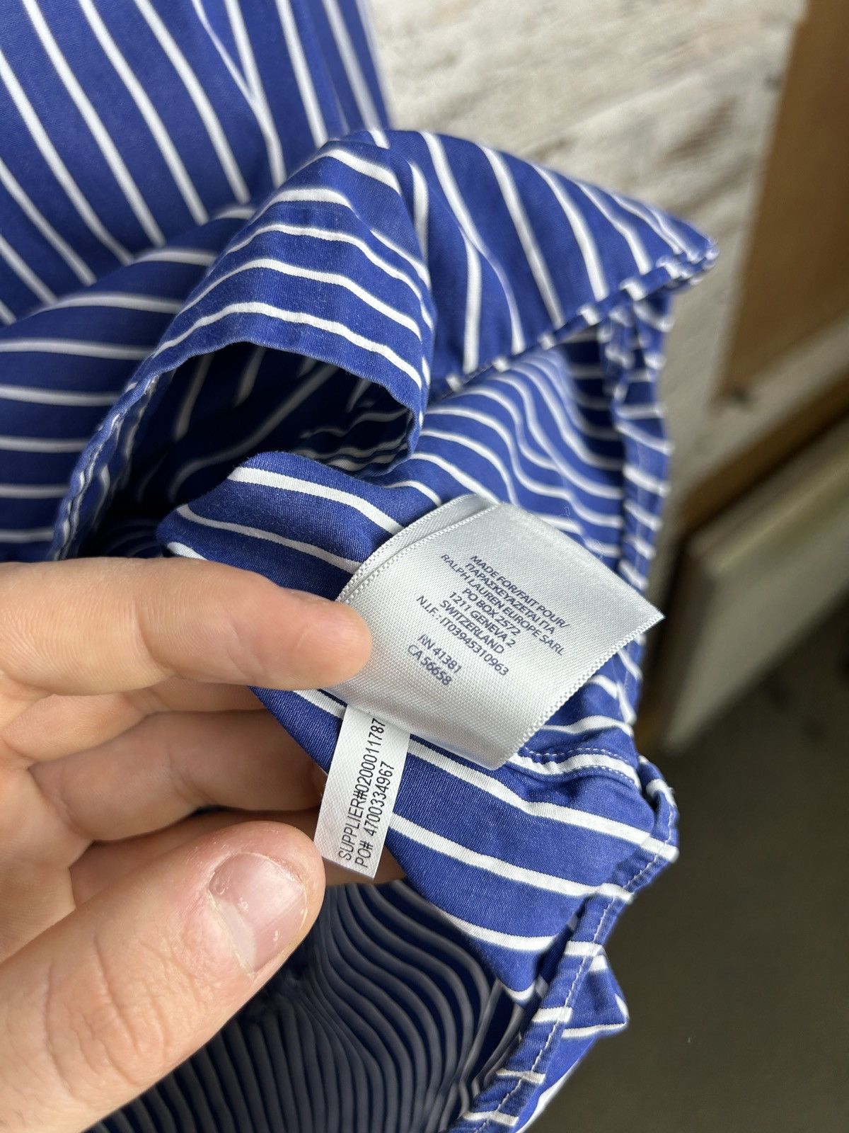 Polo Ralph Lauren × Vintage Mens Vintage Polo Ralph Lauren Stripes shirts button up rare Size US XL / EU 56 / 4 - 9 Thumbnail