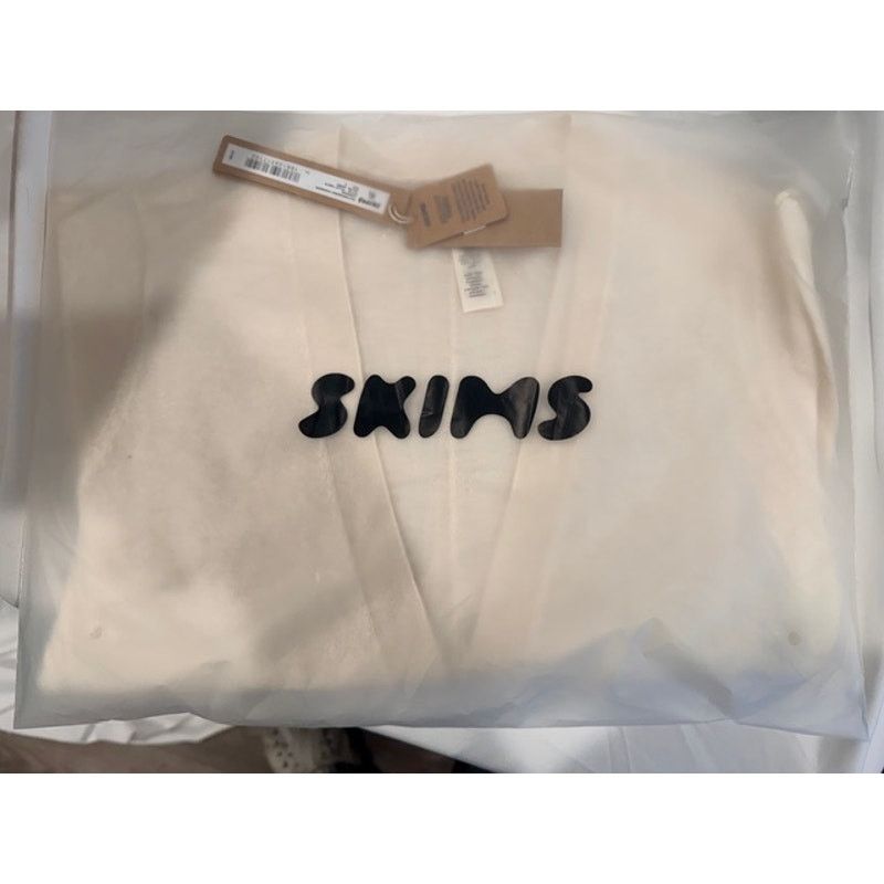 SKIMS SKIMS Featherweight Cashmere Cardigan Egret Cream Soft Lux Size S / US 4 / IT 40 - 3 Thumbnail