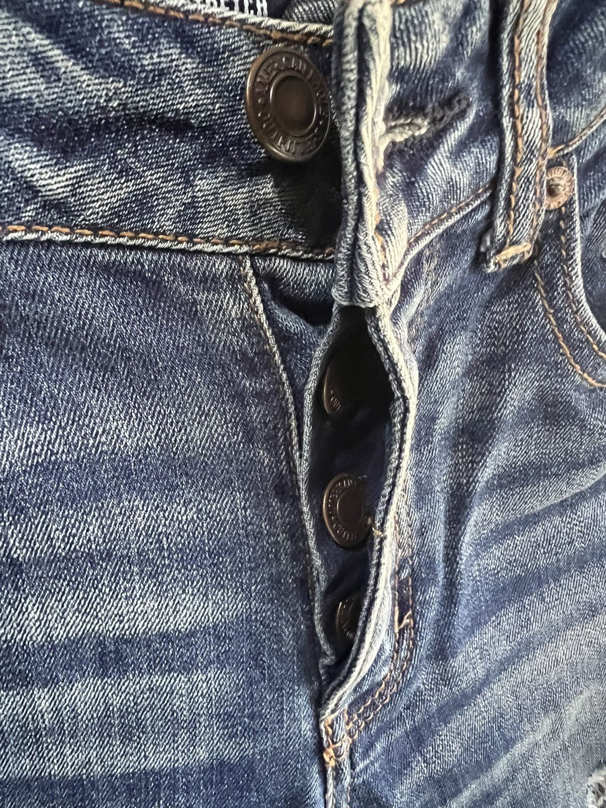 American Eagle Outfitters 🔥American Eagle Outfitters Distressed Denim Size 28" / US 6 / IT 42 - 11 Thumbnail
