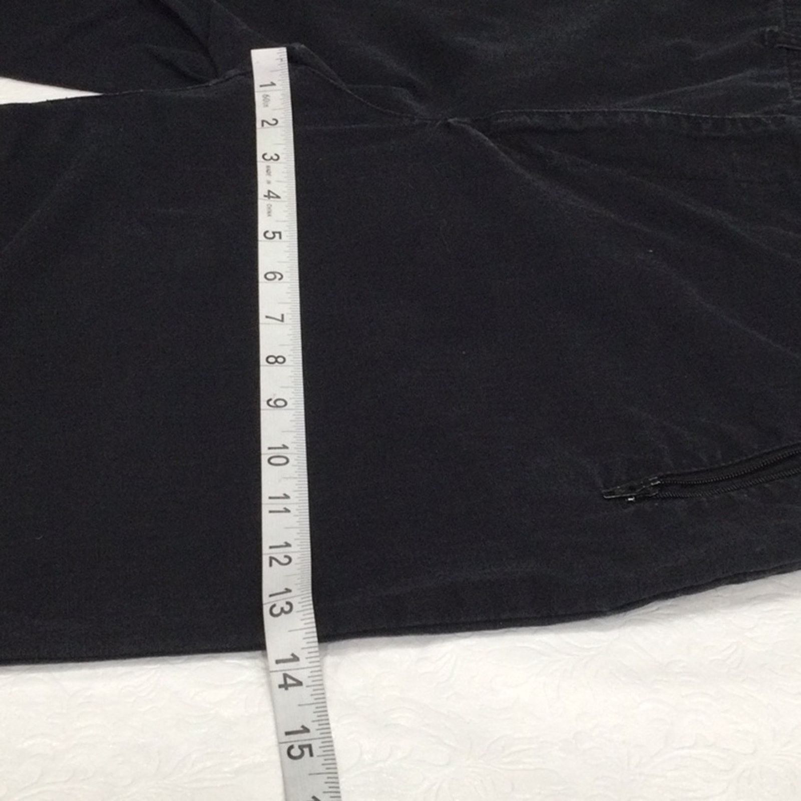 Other Fashion Bug Black Front Zipper Pockets Capri Pant Size 16 Size 38" / US 16 / IT 52 - 15 Thumbnail