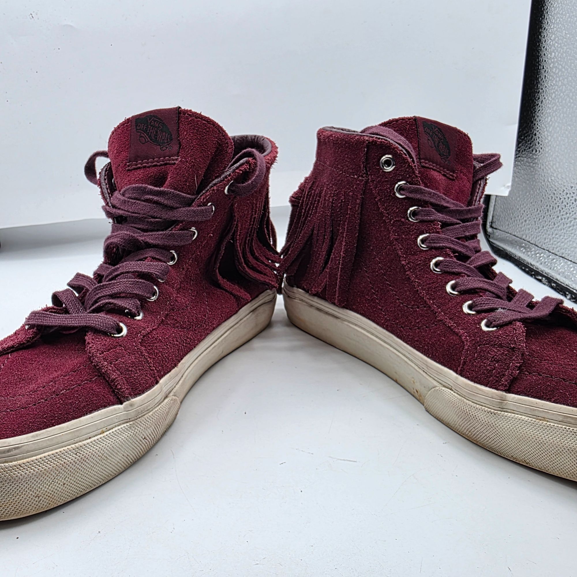 Vans Vans Sk8-Hi Fringe Womens Size 7.5 Port Royale Sneaker Shoes Size US 7.5 / IT 37.5 - 3 Thumbnail