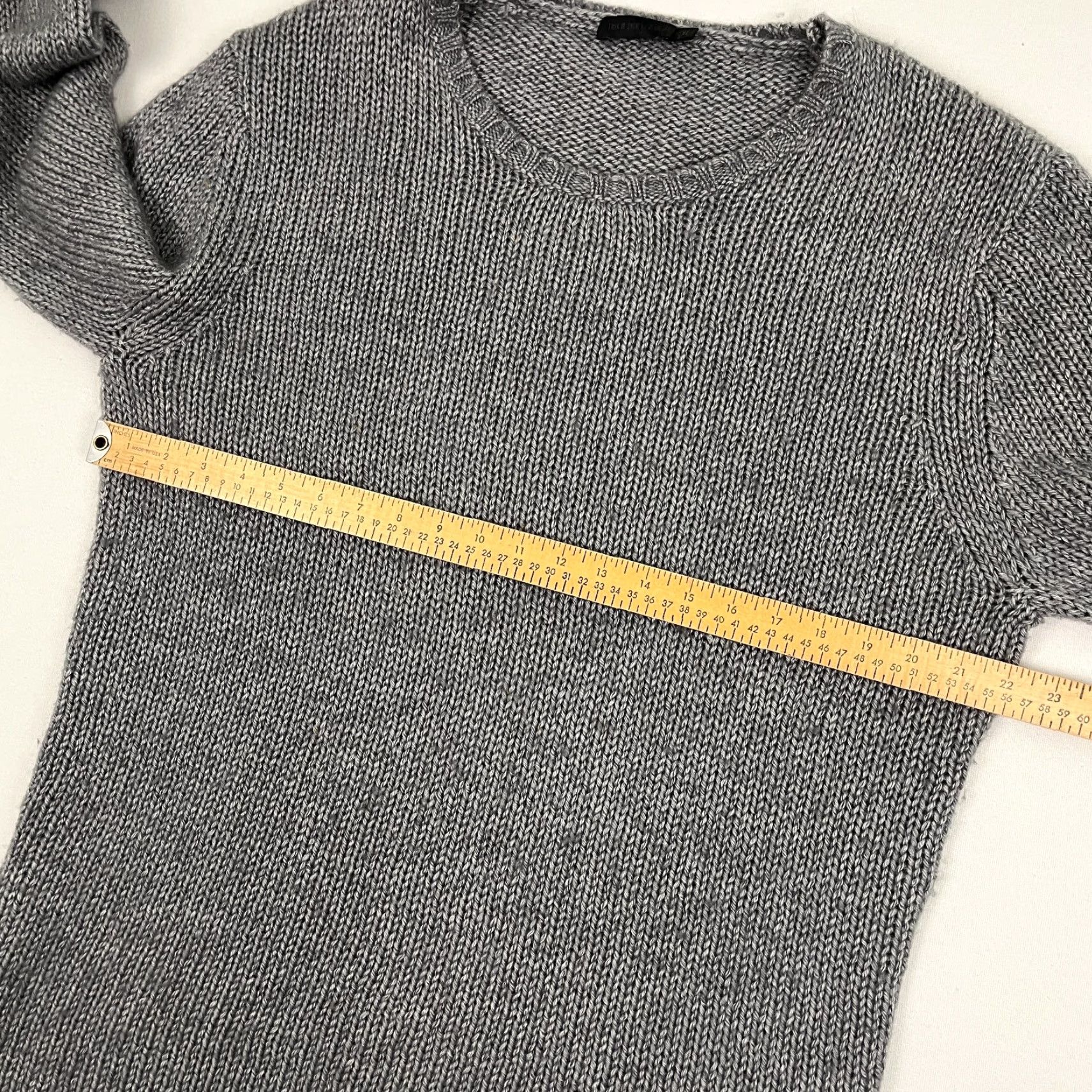 Tiger of Sweden Tiger of Sweden Sweater Women XL Gray Wool Blend Knit Crew Pullover Jumper Shady Size XL / US 12-14 / IT 48-50 - 6 Thumbnail