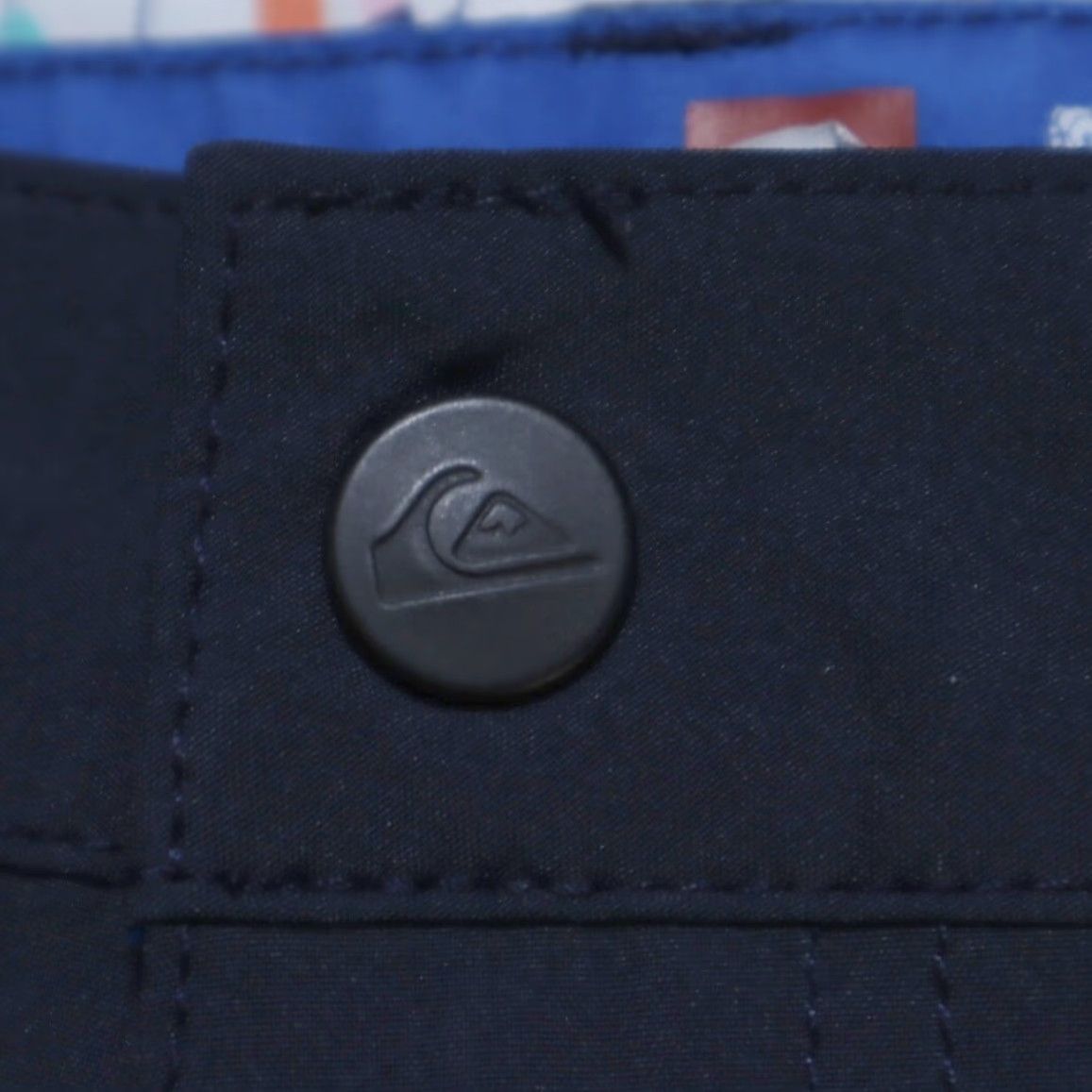 Quiksilver Quicksilver Shorts Chino Navy Blue Mens 26 Amphibians Stretch Woven Casual Regular Fit Size US 26 / EU 42 - 7 Thumbnail