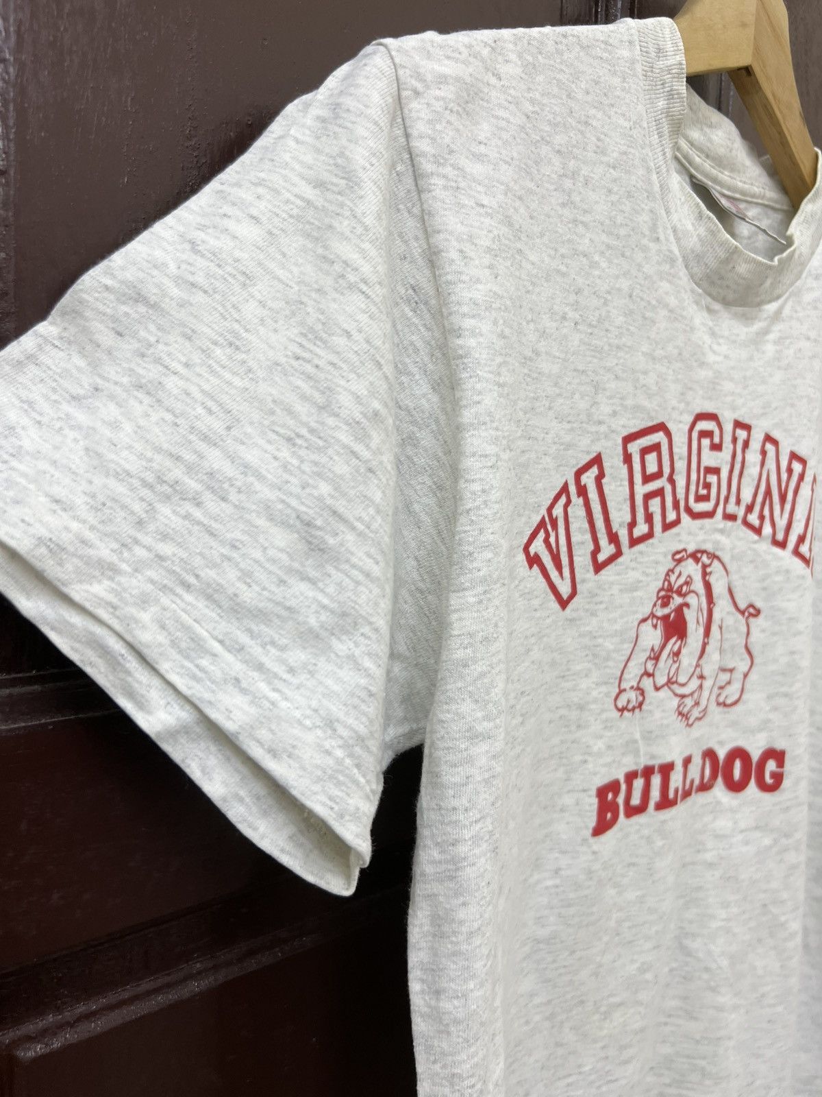 Vintage Vintage 90s Oneita Tag Virginia BullDog Single Stich Tee Size US S / EU 44-46 / 1 - 2 Thumbnail