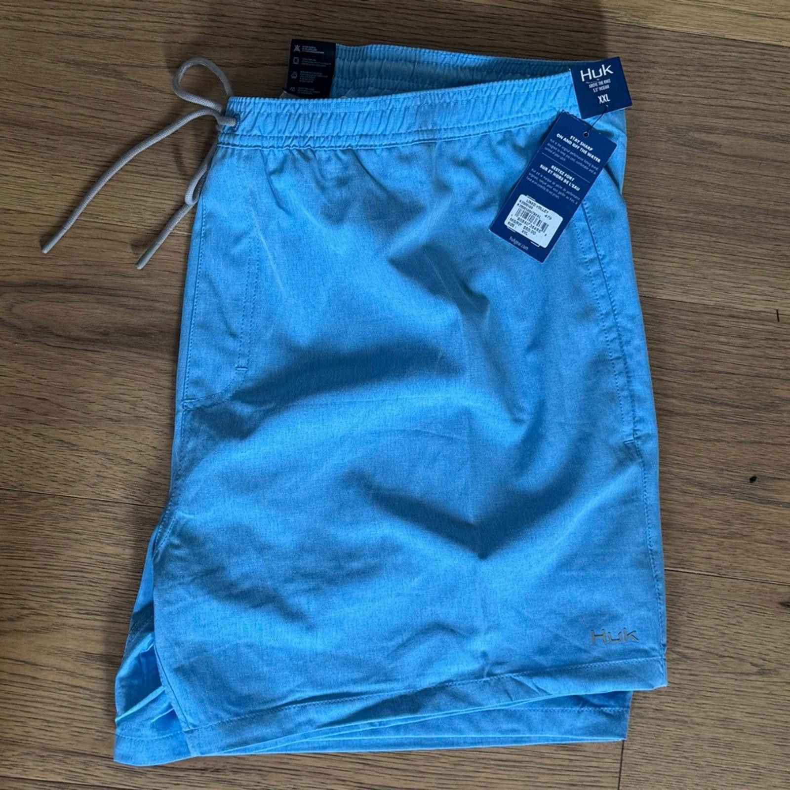 Other NWT Huk Light Blue Volley Shorts XXL Size US 40 / EU 56 - 1 Thumbnail