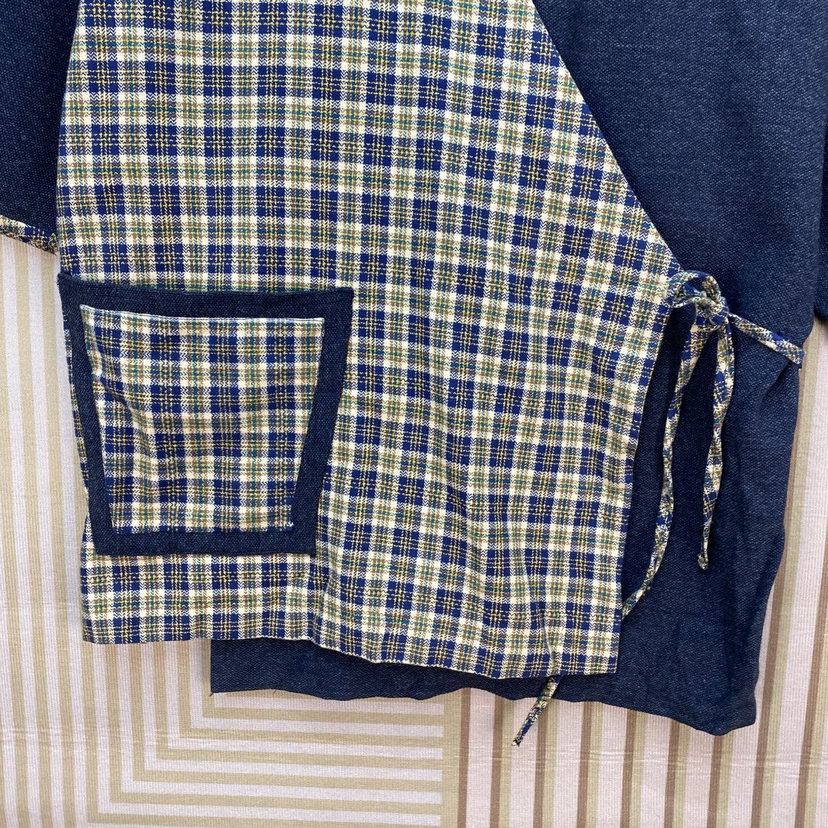 Vintage 🫶Vintage Kimono Plaid Pattern Single Pocket Size US M / EU 48-50 / 2 - 4 Thumbnail