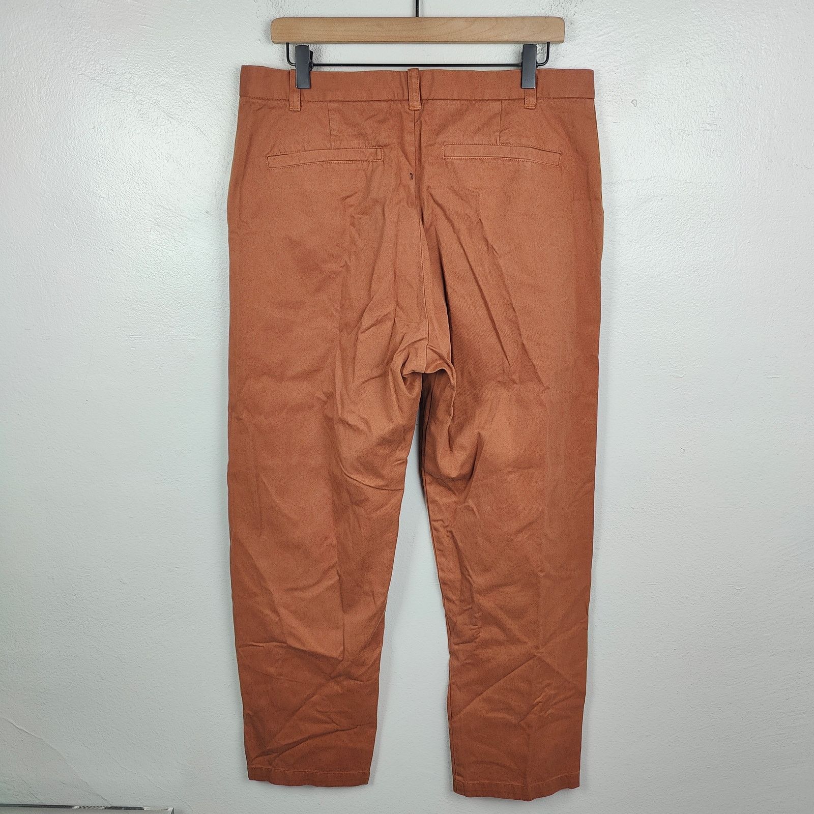 Other Esby Chino Pants 34 Rust Clay Orange Preppy Slow Fashion Size US 34 / EU 50 - 7 Thumbnail