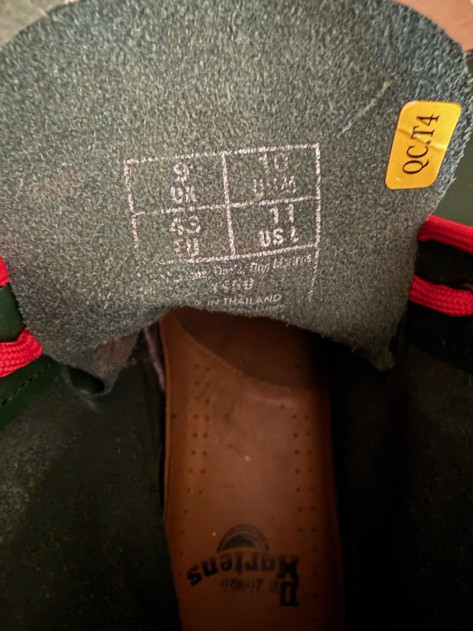 Dr. Martens Dr. Materns AirWair Green 1460 Boots Size US 10 / EU 43 - 4 Thumbnail