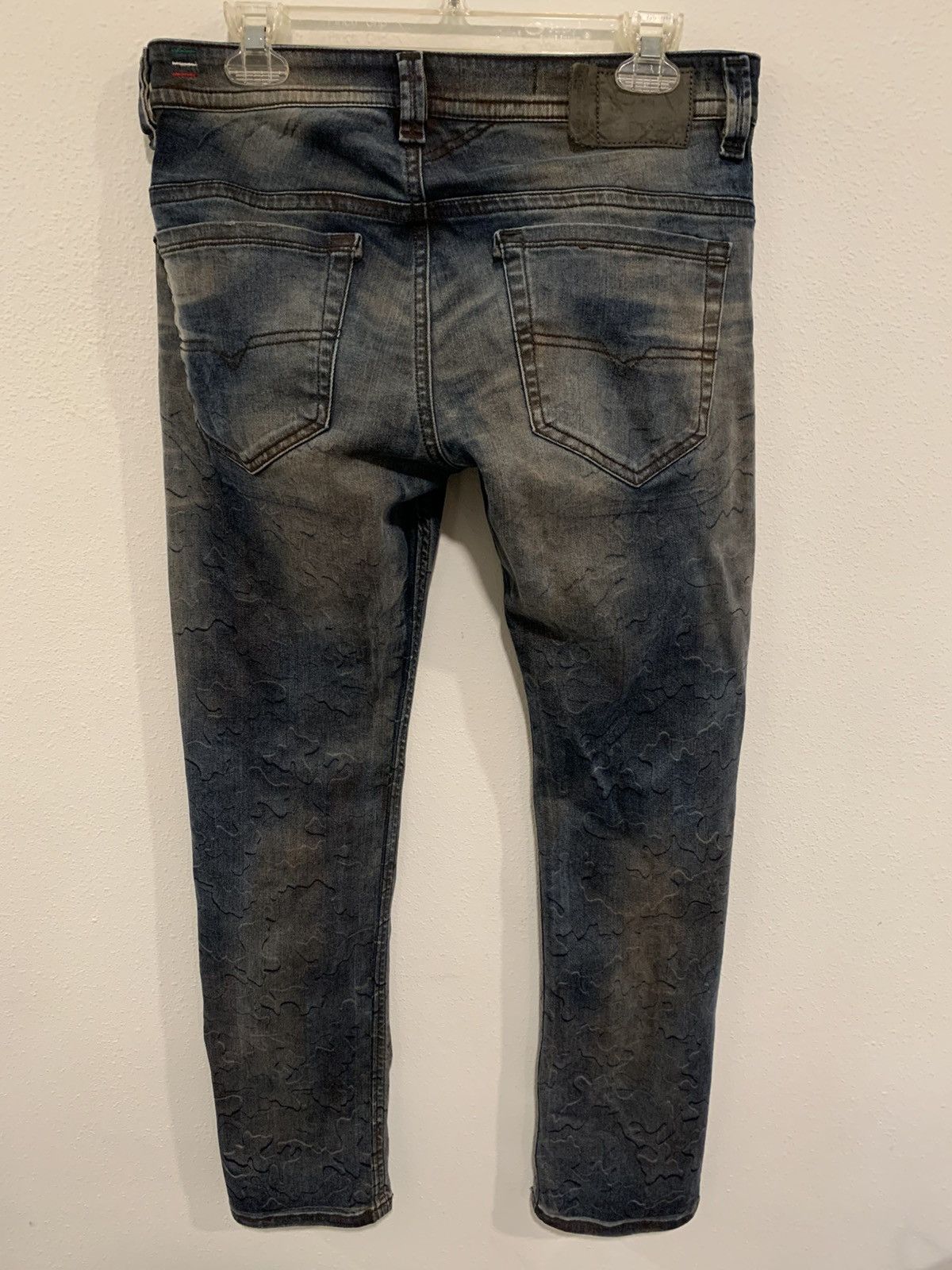 Diesel diesel blue skinny camo graphic jeans Size US 31 - 7 Thumbnail