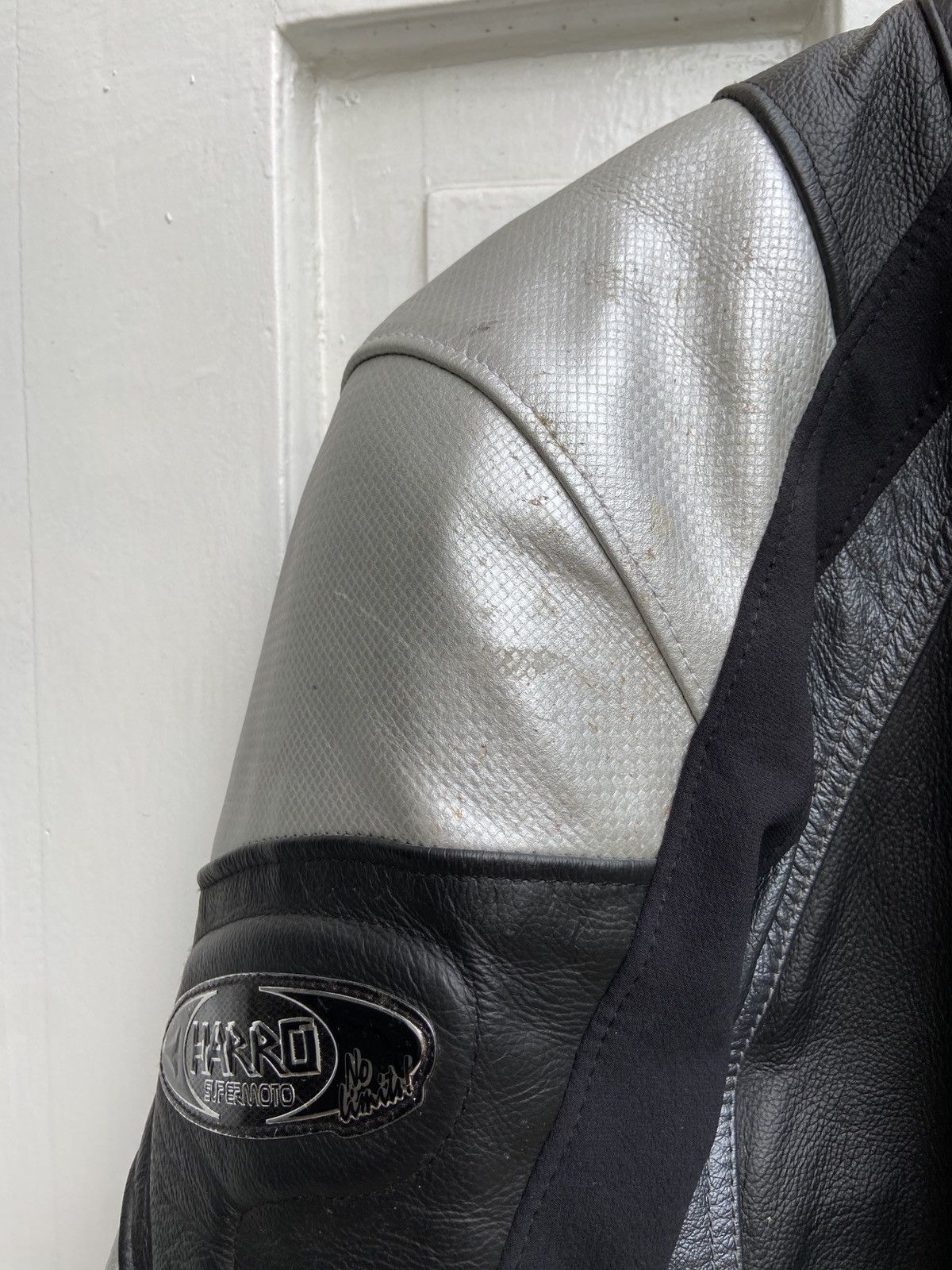 Genuine Leather × Vintage Harro vintage leather moto jacket Size US L / EU 52-54 / 3 - 6 Thumbnail