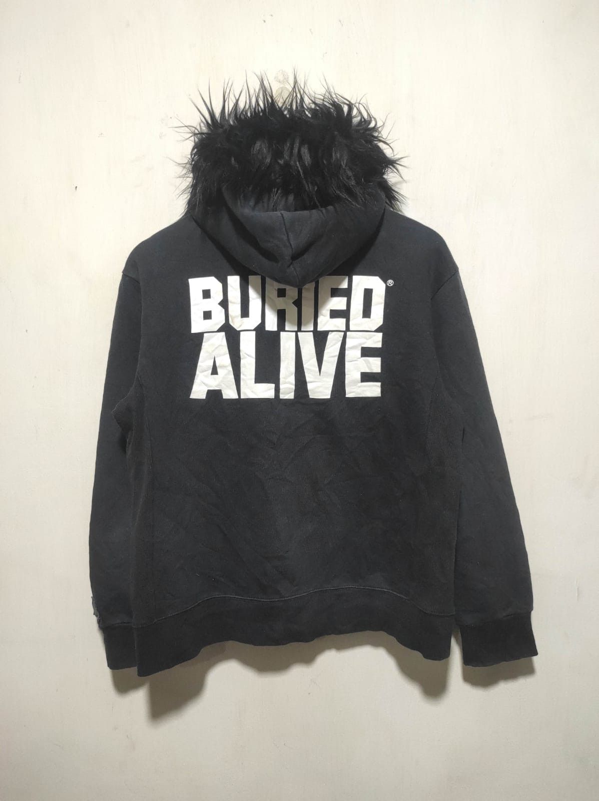 Japanese Brand Buried Live Skull zip fur hoodie ifsix LGB style Size US M / EU 48-50 / 2 - 15 Thumbnail