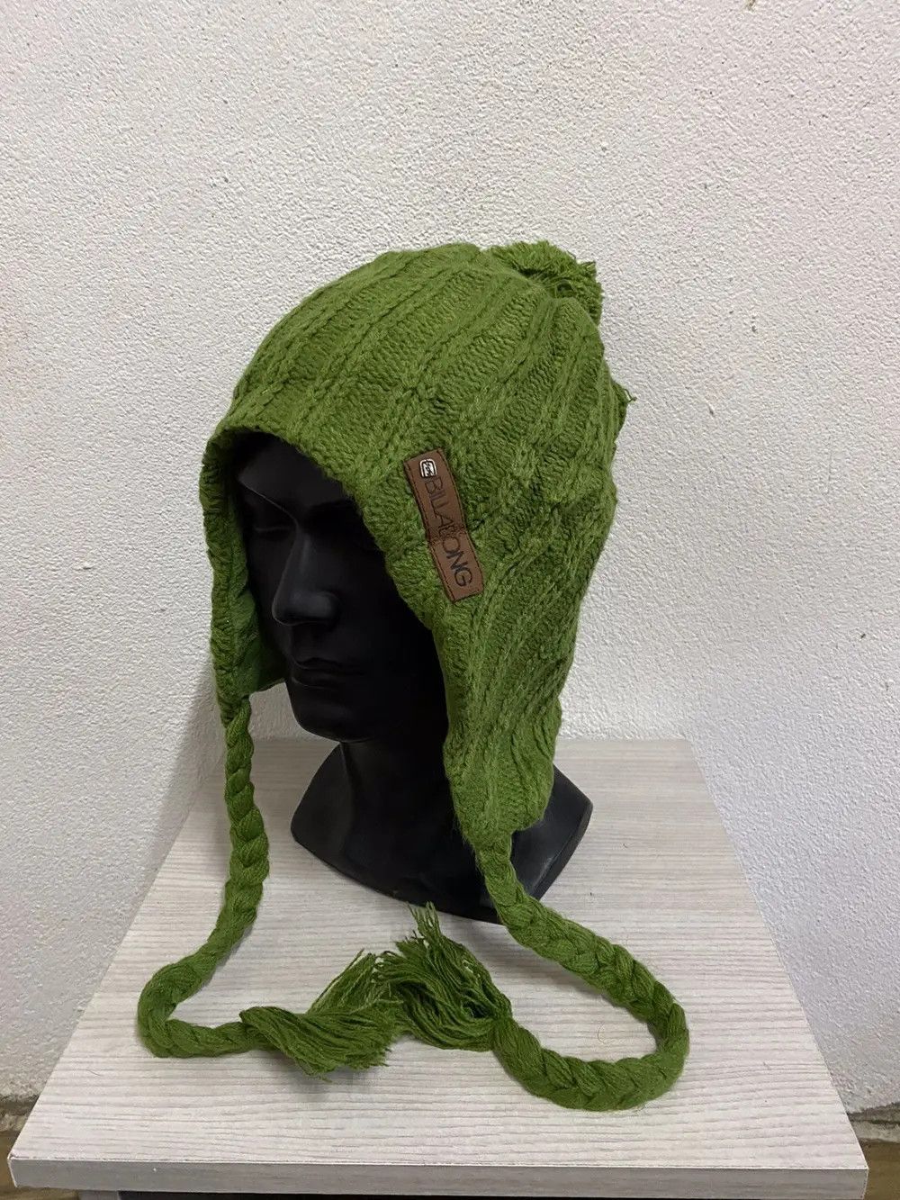 Billabong × Vintage Vintage Billabong Earflap Knit Beanie Hat Size ONE SIZE - 2 Thumbnail