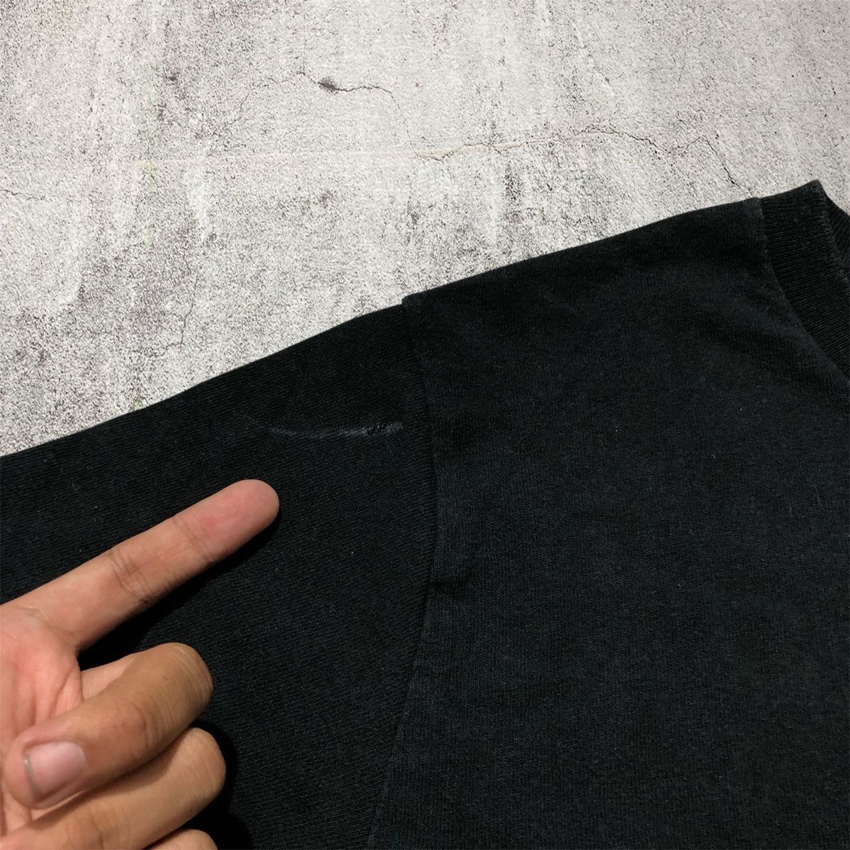 Number (N)ine Number (N)ine Denim / Travis Flacko Scott 2 Tone Pocket Tee Size US S / EU 44-46 / 1 - 6 Thumbnail