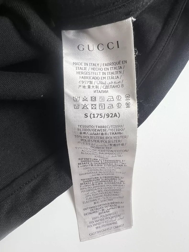 Gucci Gucci Black 3m reflective string logo school uniform jacket Size US S / EU 44-46 / 1 - 5 Thumbnail