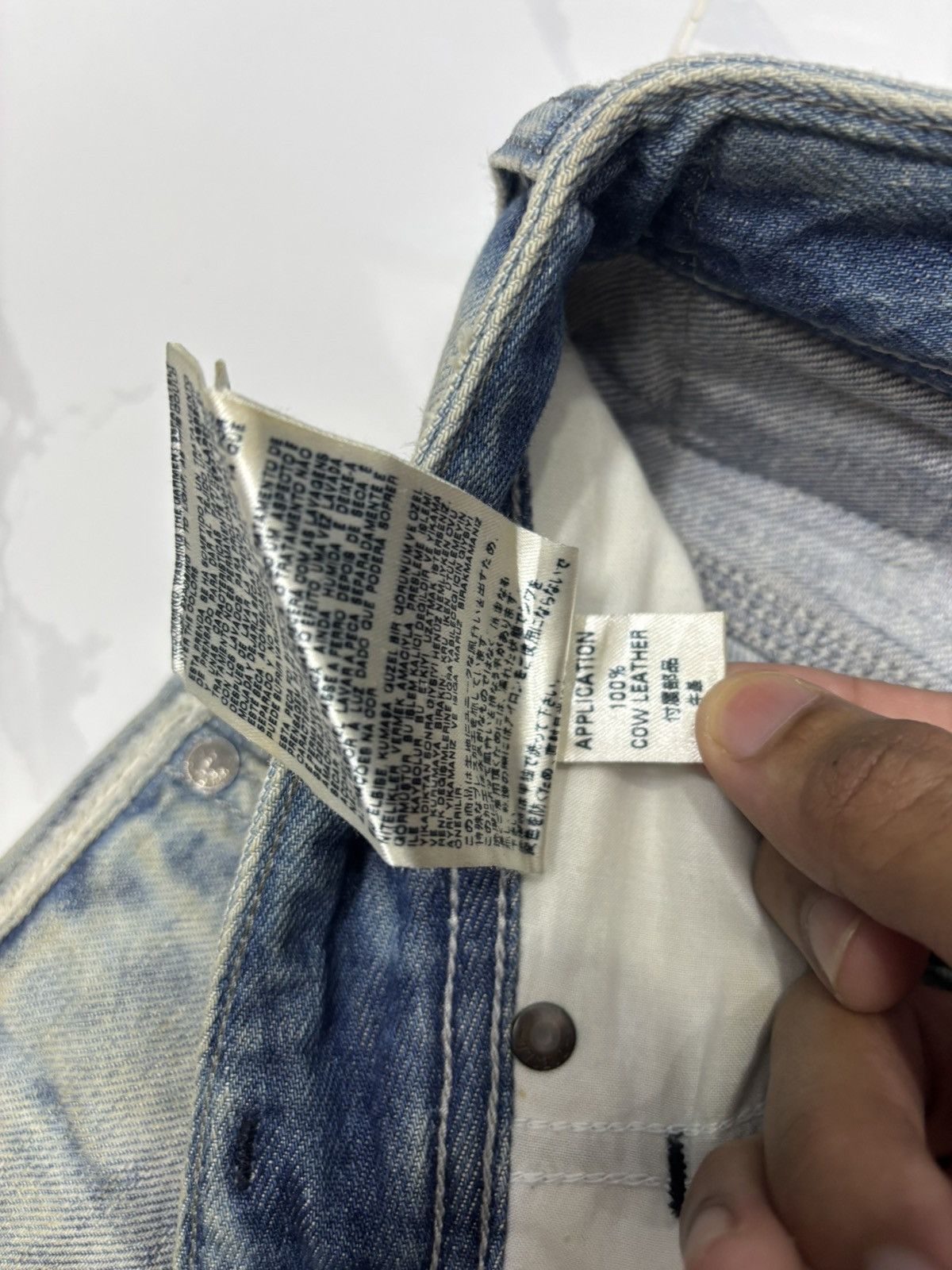 Diesel 🔥OG DIESEL ROCKSTAR BLEACH DISTRESSED DENIM JEANS Size US 32 / EU 48 - 14 Thumbnail