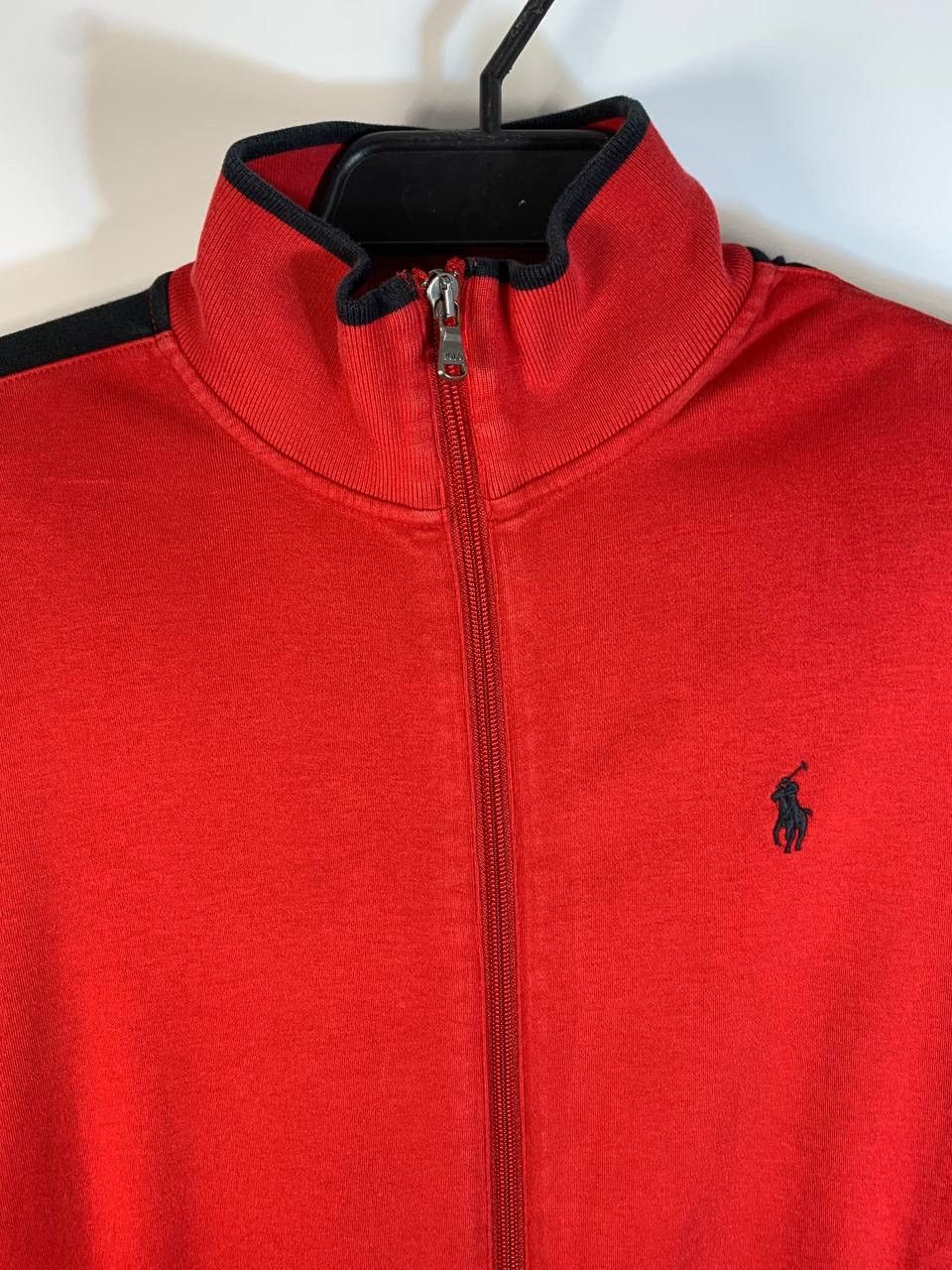 Polo Ralph Lauren Ralph Lauren Track Jacket Red Zip-Up Sweatshirt Full Zip Size US S / EU 44-46 / 1 - 2 Thumbnail
