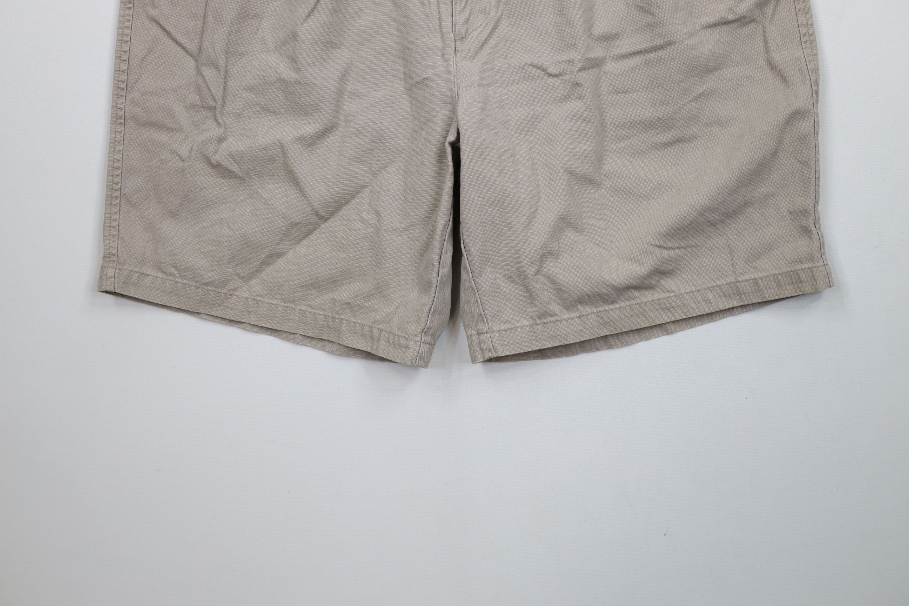 Nike × Vintage Vintage 90s Y2K Nike Golf Scott Mini Swoosh Canvas Shorts Size US 38 / EU 54 - 4 Thumbnail