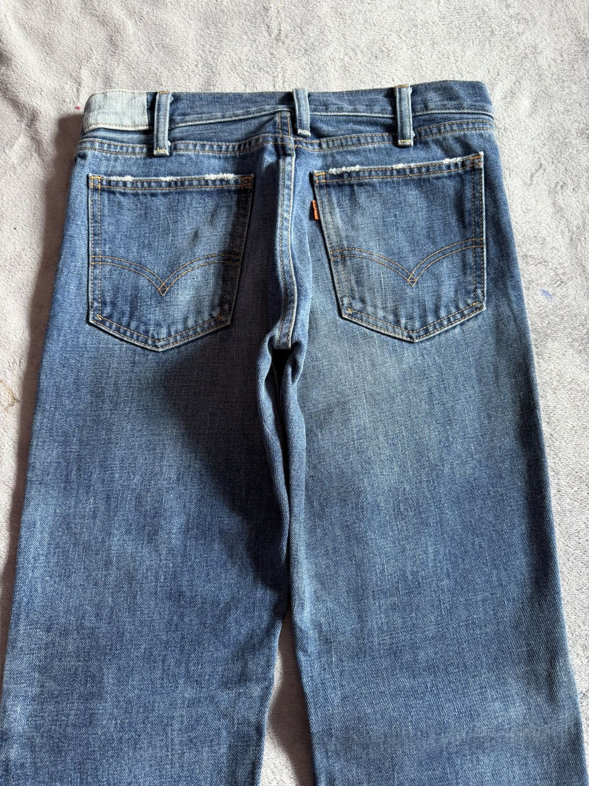Levi's × TAION × Vintage Vintage LEVIS Big E 646 Flared Bootcut Talon Zipper Jeans Size US 30 / EU 46 - 10 Thumbnail