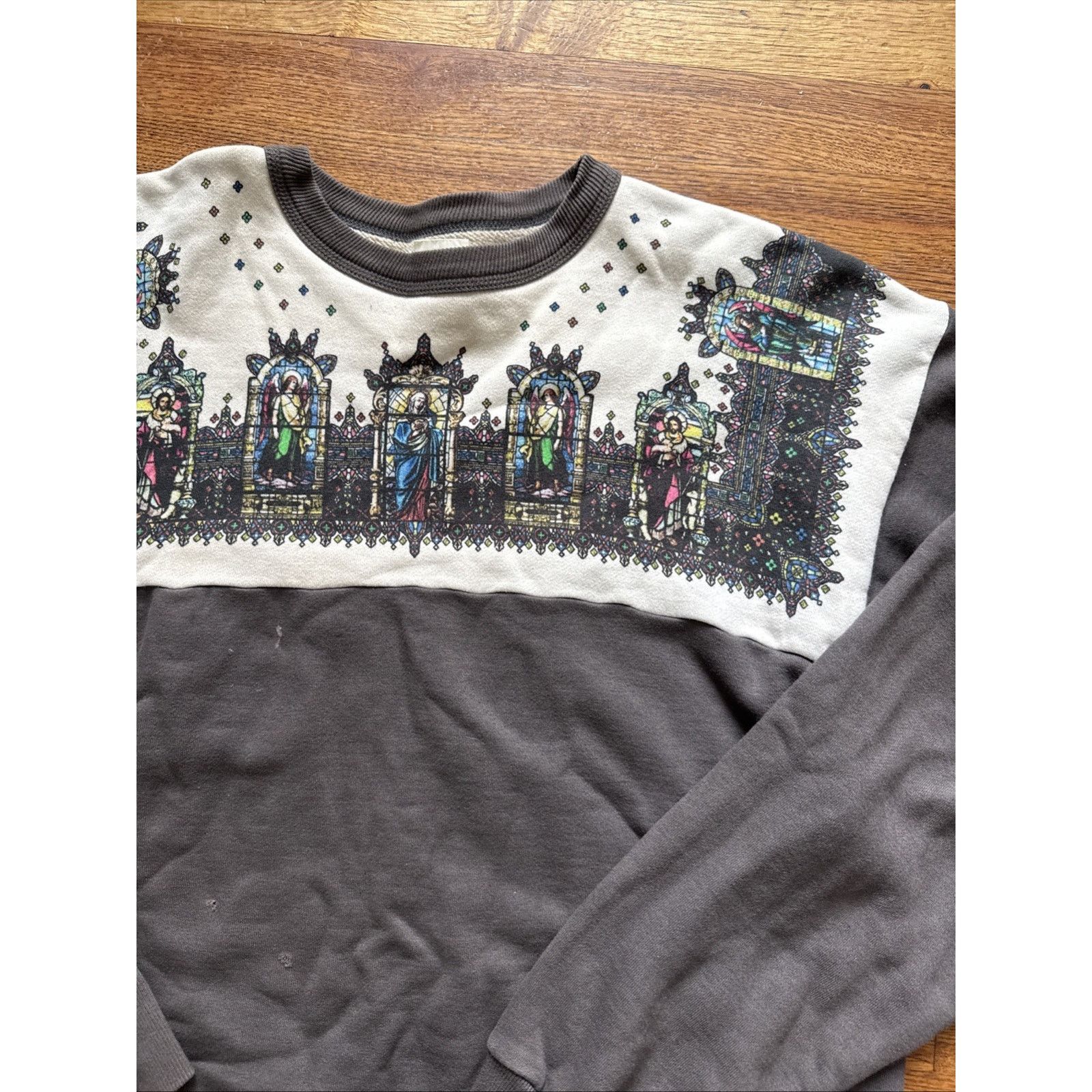 Saint Michael Saint Michael stained glass crewneck sweatshirt Size XL Size US XL / EU 56 / 4 - 3 Thumbnail