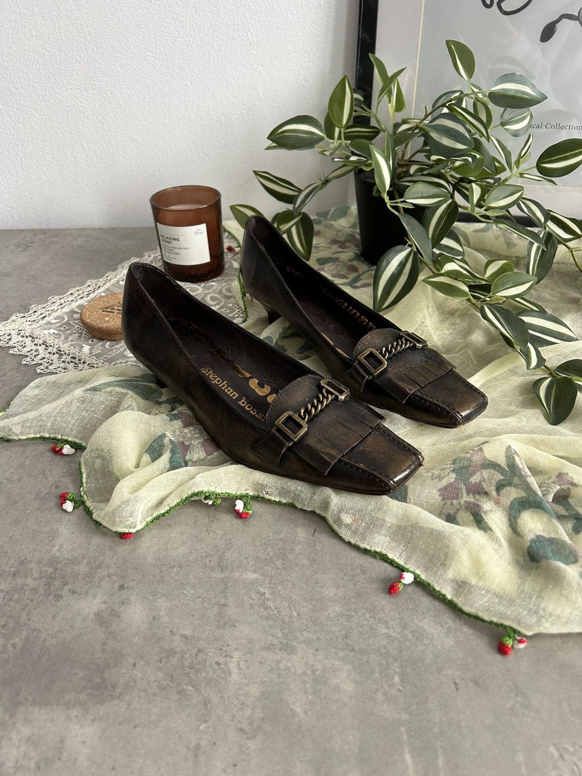 Vintage Vintage archival kitten heels like miu miu gold washed y2k Size US 6 / IT 36 - 10 Thumbnail