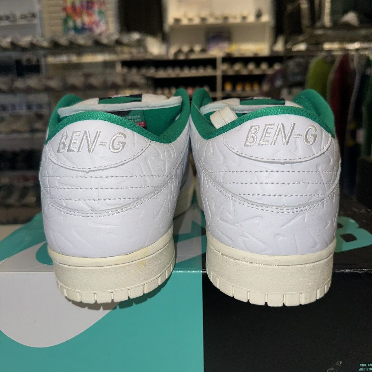 Nike Size 14 - Nike SB Dunk Low 'Ben-G Lucid Green' (CU3846-100) Size US 14 / EU 47 - 3 Thumbnail
