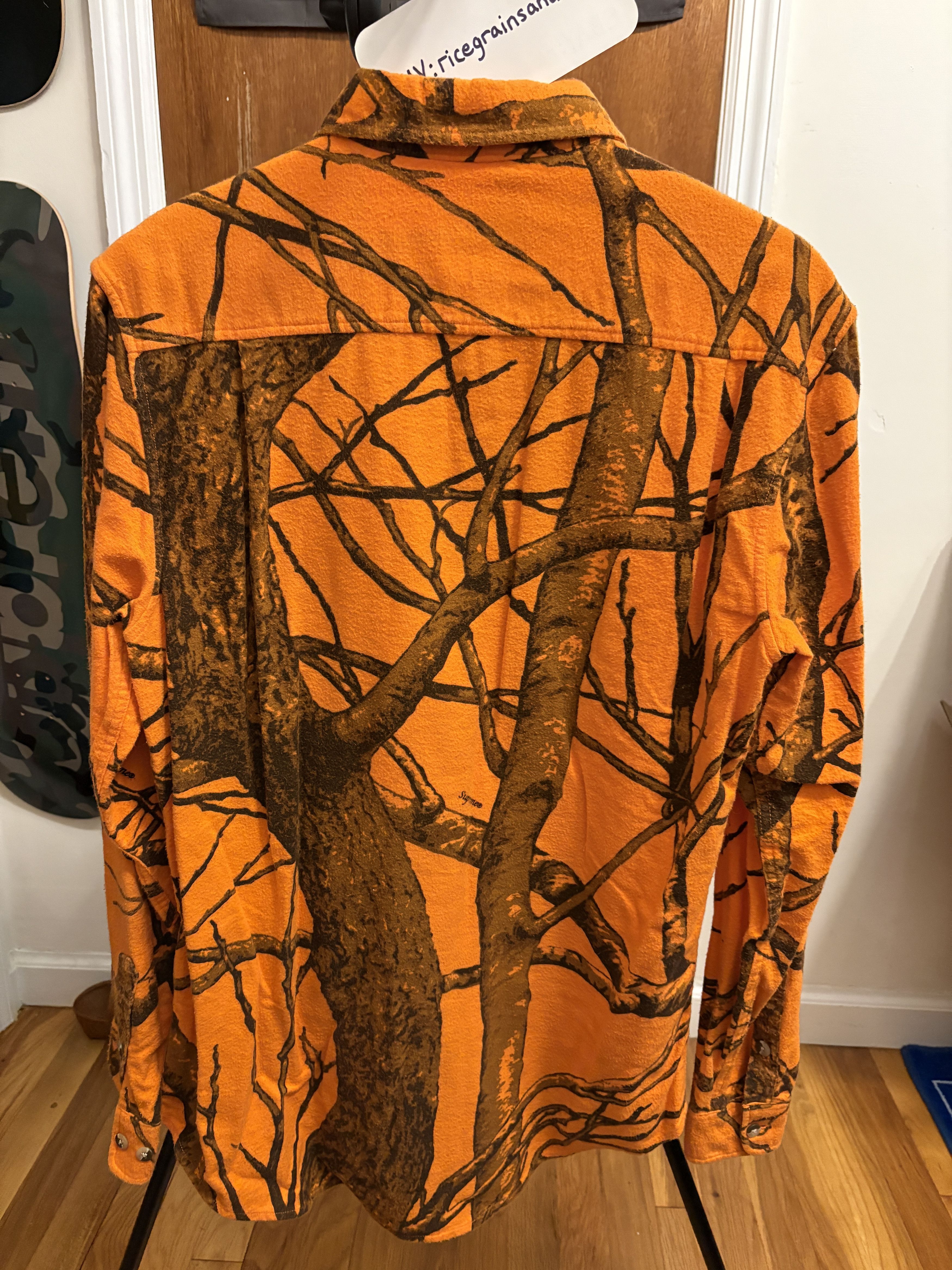 Supreme SUPREME FALL WINTER REAL TREE CHAMOIS FLANNEL BUTTON MEDIUM Size US M / EU 48-50 / 2 - 3 Thumbnail