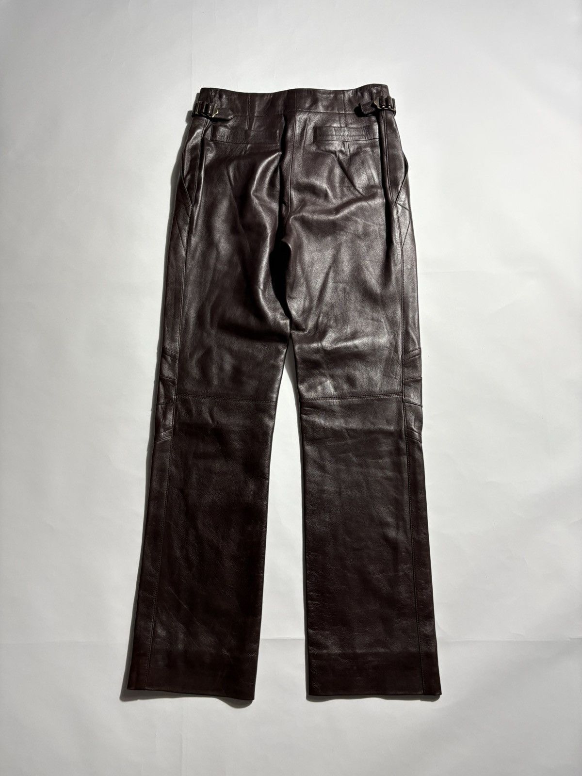 Louis Vuitton VINTAGE LOUIS VUITTON BIKER LEATHER PANTS Size 25" / US 0 / IT 36 - 2 Thumbnail