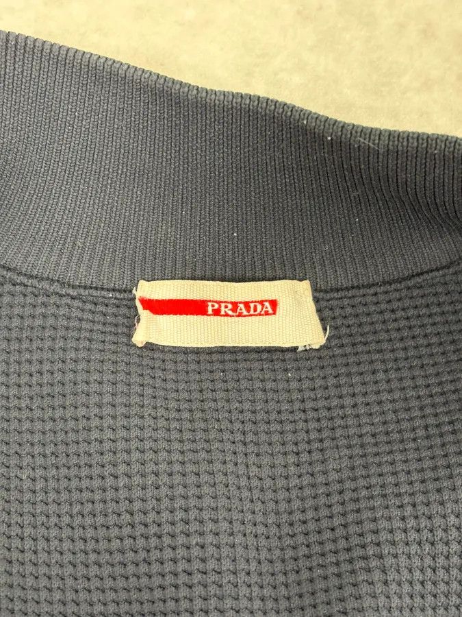 Prada SS2011 Prada Black Minimalist Zip-Up Sweater Size US S / EU 44-46 / 1 - 10 Thumbnail