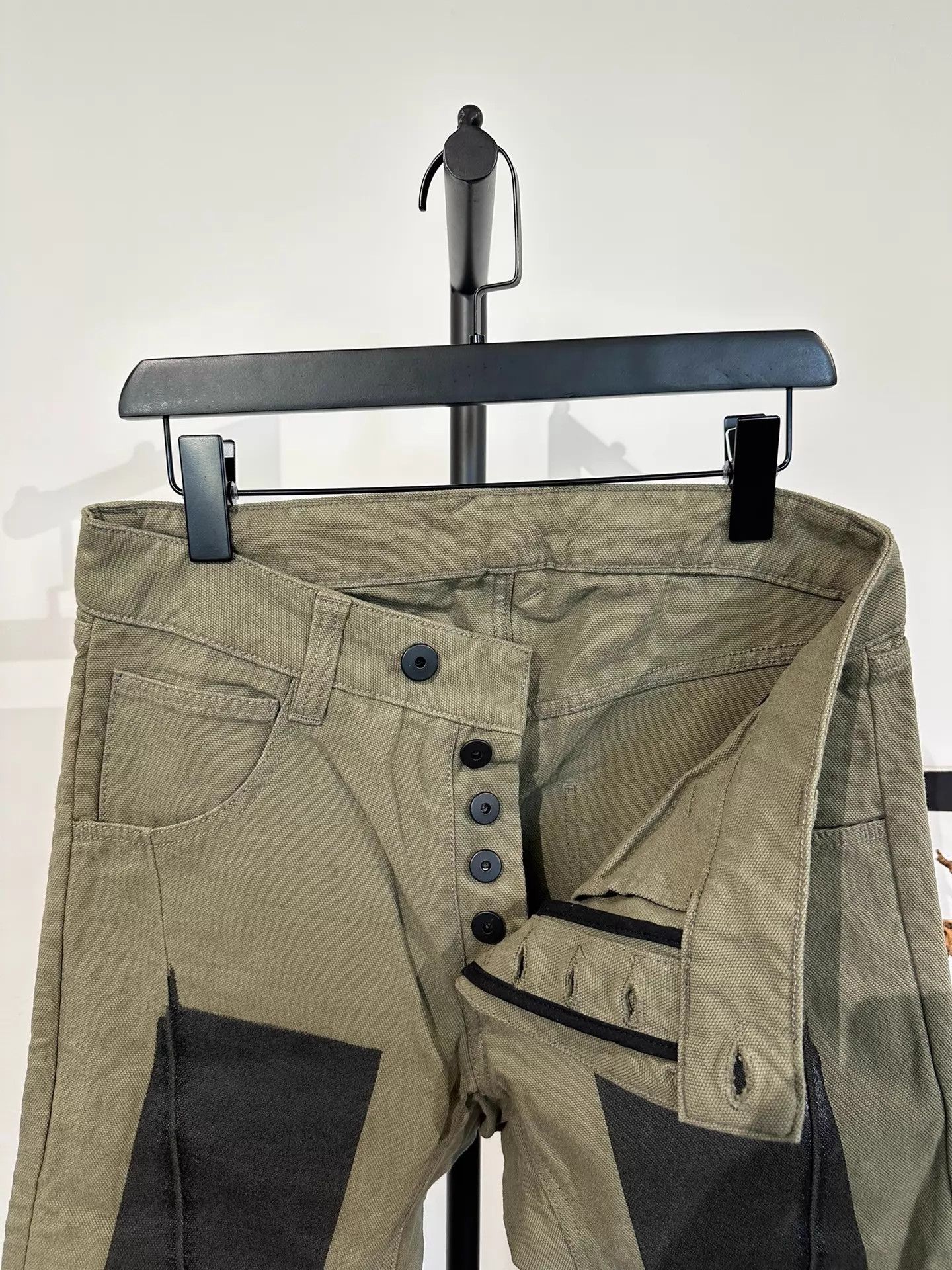 Boris Bidjan Saberi Boris Bidjan Saberi 11by bbs P1 Canvas Glued Pants Size US 32 / EU 48 - 6 Thumbnail