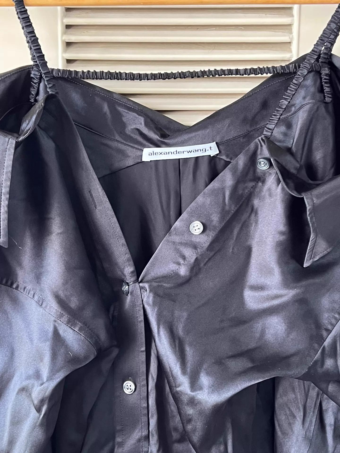 Alexander Wang Alexander Wang Black Silk Jumpsuit Size 2 Size 26" / US 2 / IT 38 - 4 Thumbnail