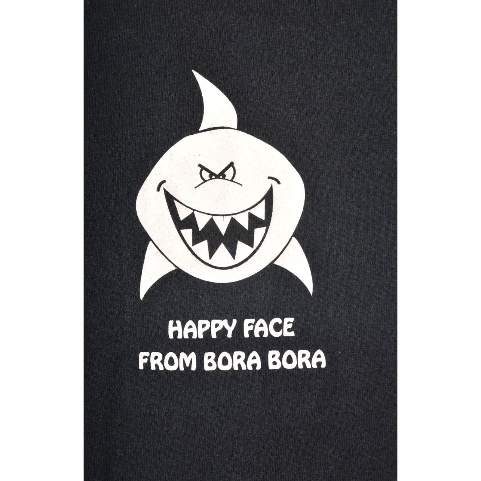 Gildan Gildan Happy Face From Bora Bora Vintage Humor T-Shirt Tee M Black Mens Adults NS Size US M / EU 48-50 / 2 - 2 Thumbnail