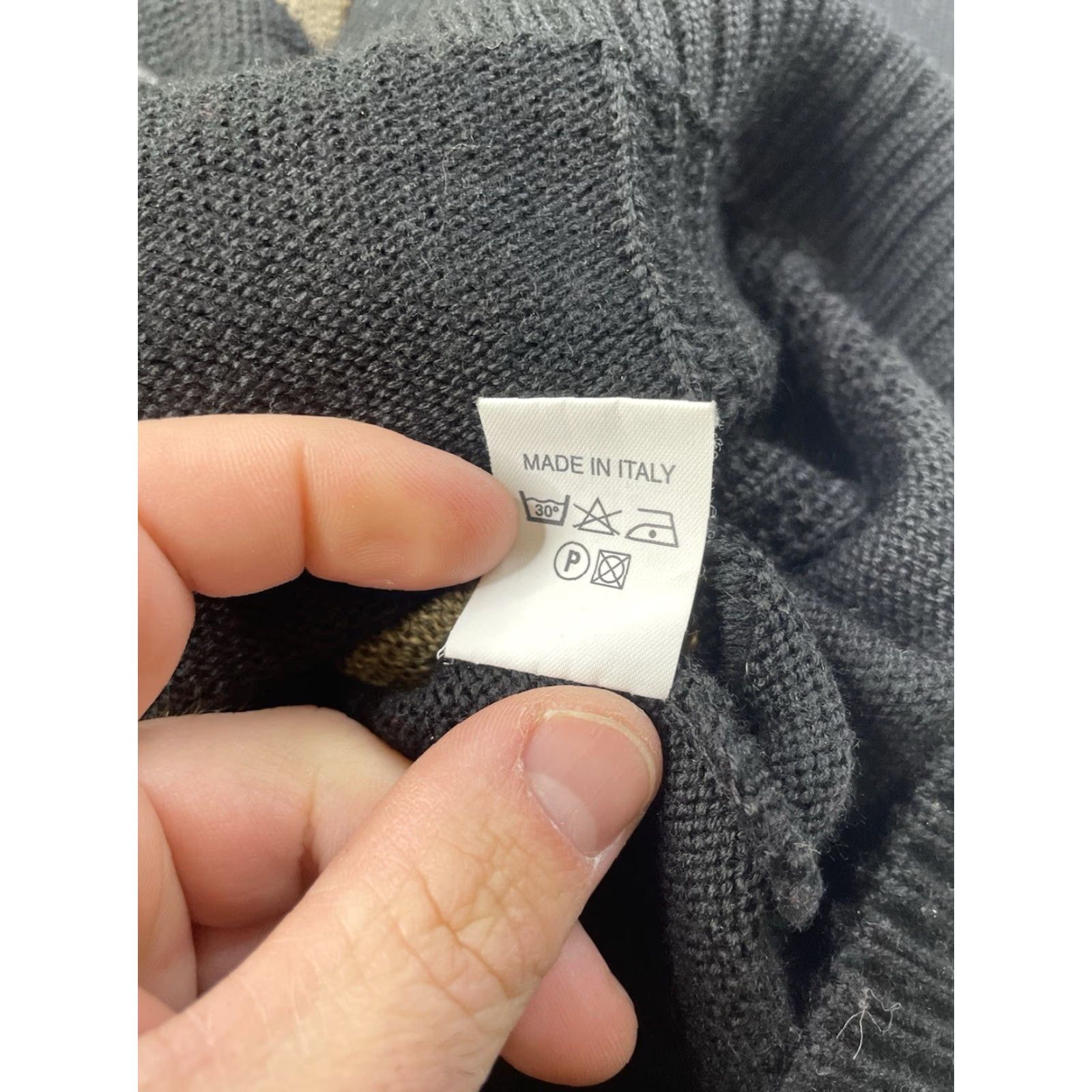 Vintage VINTAGE Brocca Sweater Wool Knit Black 56 Men’s 56 Wool Pullover Knit Italy Grandpa Unisex Adults Charity Size US XL / EU 56 / 4 - 5 Thumbnail