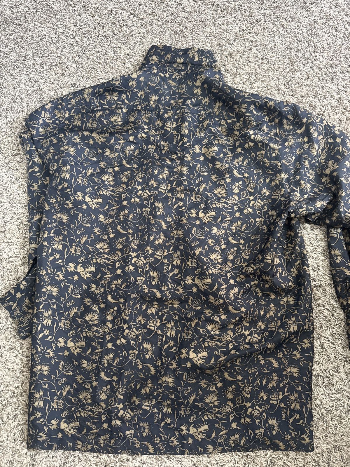 Jim Thompson 100% silk Floral button up Size US L / EU 52-54 / 3 - 3 Thumbnail