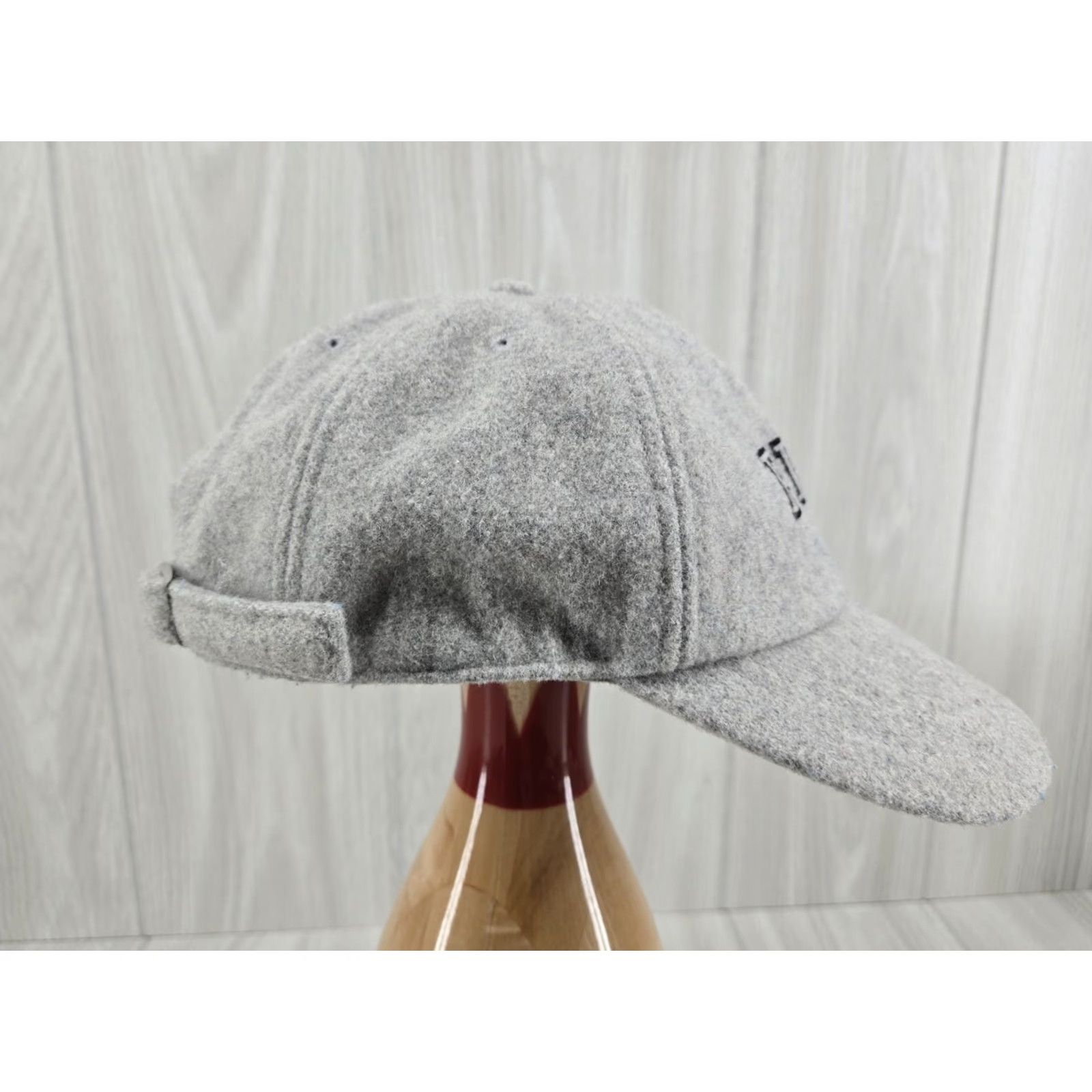 Vintage Victoria Secret Baseball Hat Gray Wool Blend Adjustable Women's Pink Logo Cap Size ONE SIZE - 5 Thumbnail