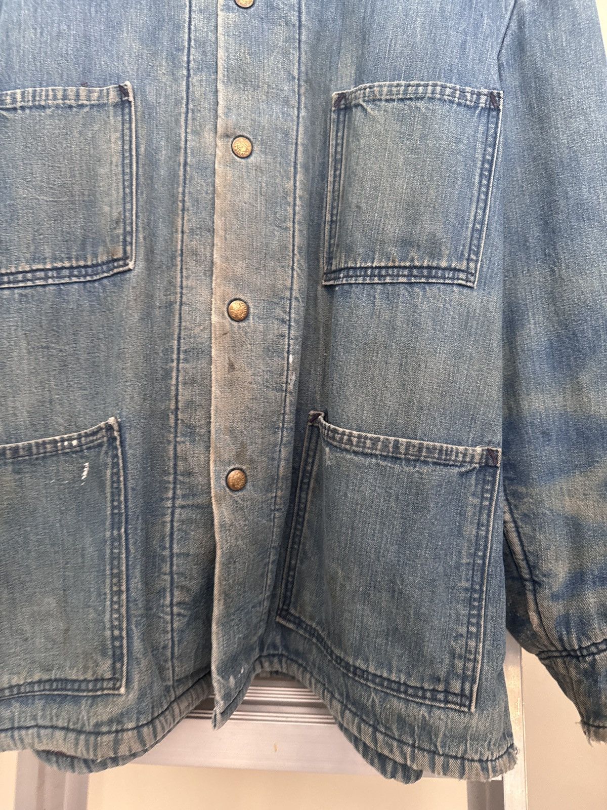 Carter's Vintage 60s Carter’s Chore Denim Jacket Size US L / EU 52-54 / 3 - 7 Thumbnail