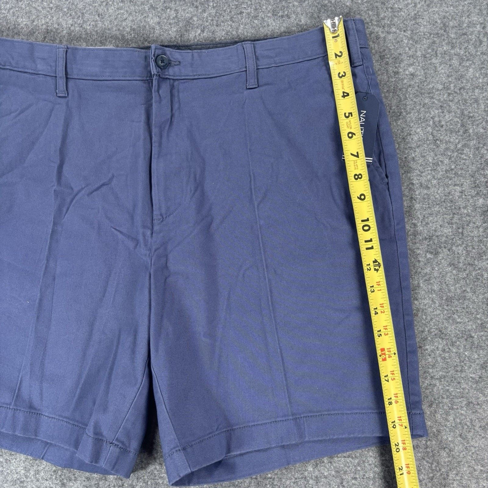 Nautica Nautica Classic Fit Deck Shorts Blue Indigo Mens 40x8 NWT Size US 40 / EU 56 - 8 Thumbnail