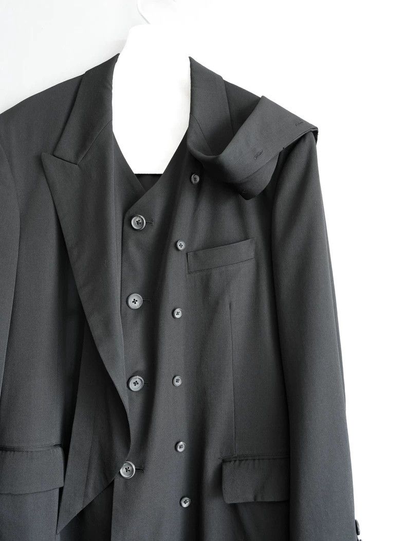 Yohji Yamamoto Yohji Yamamoto 11 AW Double Raven Plain Edition coat 2503-N Size US S / EU 44-46 / 1 - 6 Thumbnail